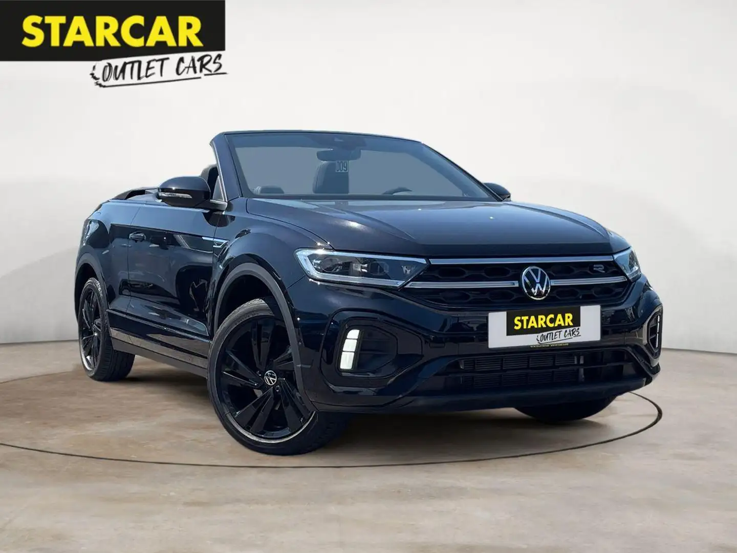 Volkswagen T-Roc T-ROC CABRIO R-LINE 1.5TSI IQ.DRIVE+WINTER-PAKET+ Noir - 1