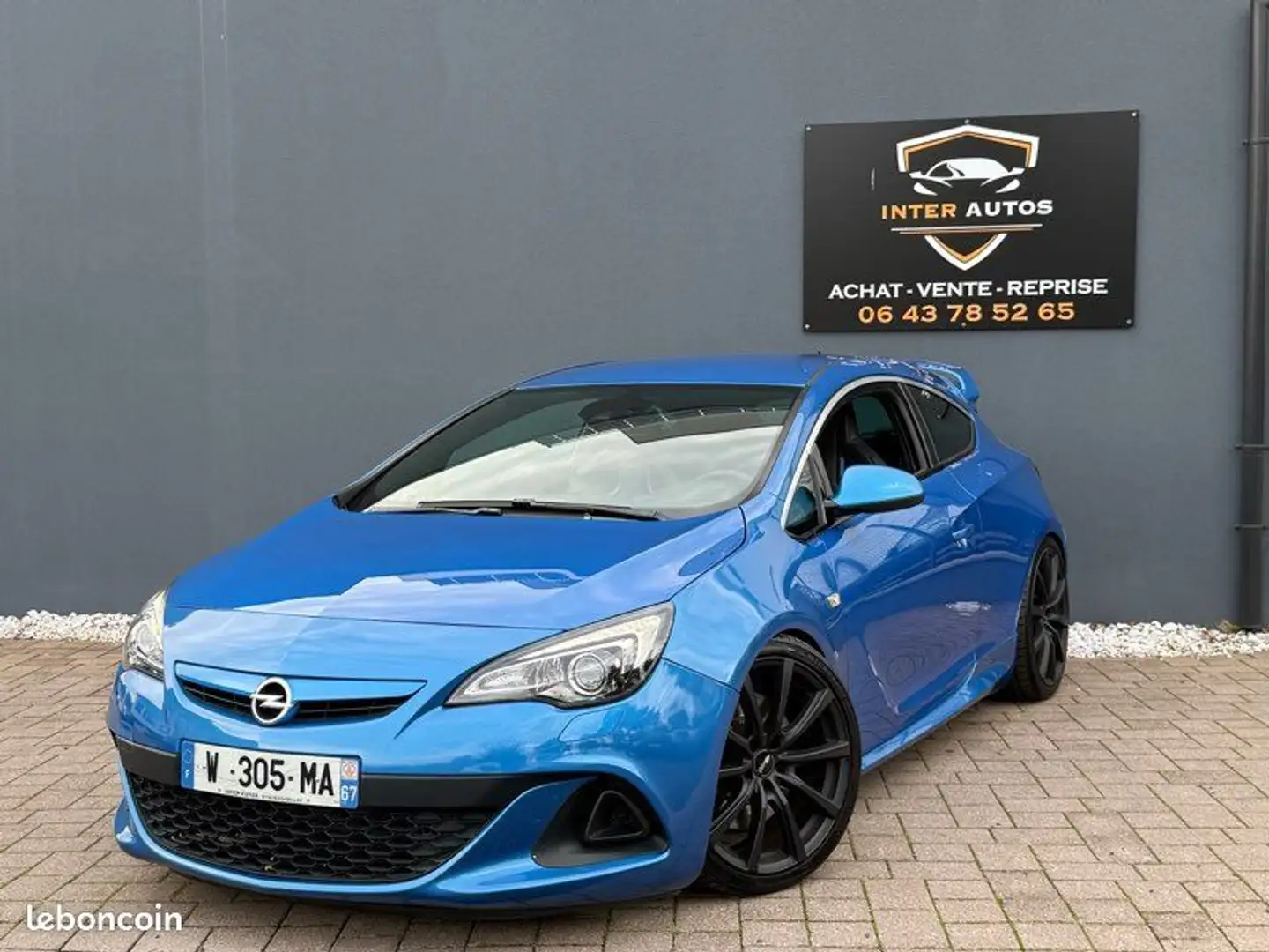 Opel Astra GTC 2.0 Turbo OPC 280ch Bleu - 2
