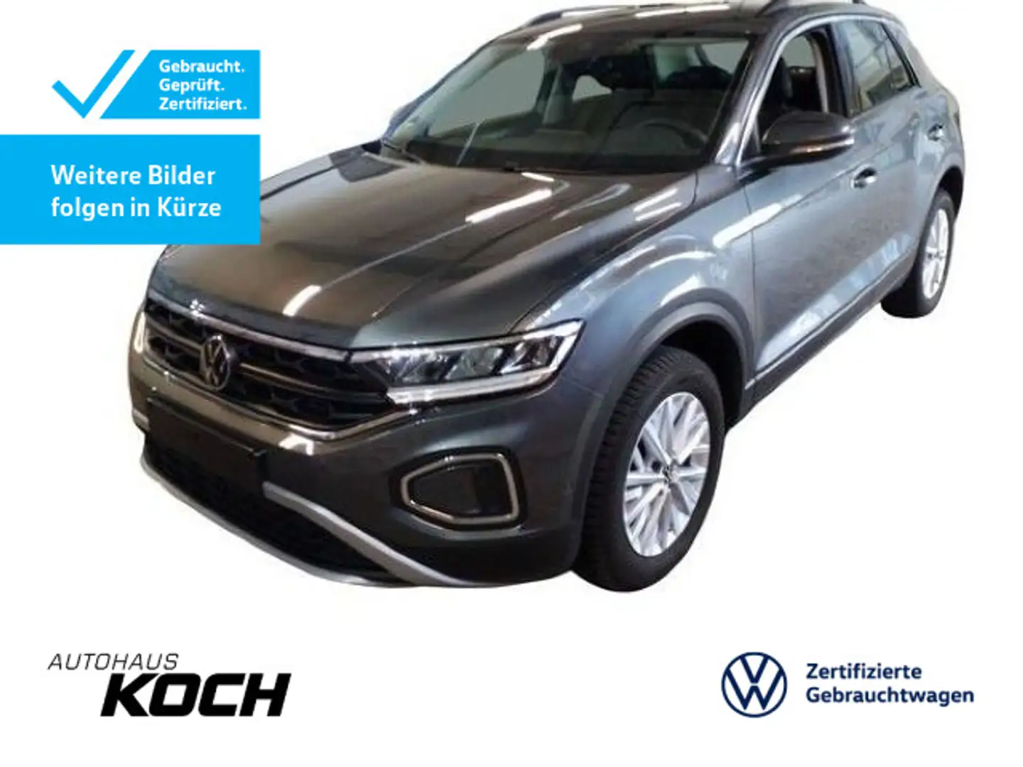 Volkswagen T-Roc 1.5TSI Life Navi LED Kamera Grau - 1