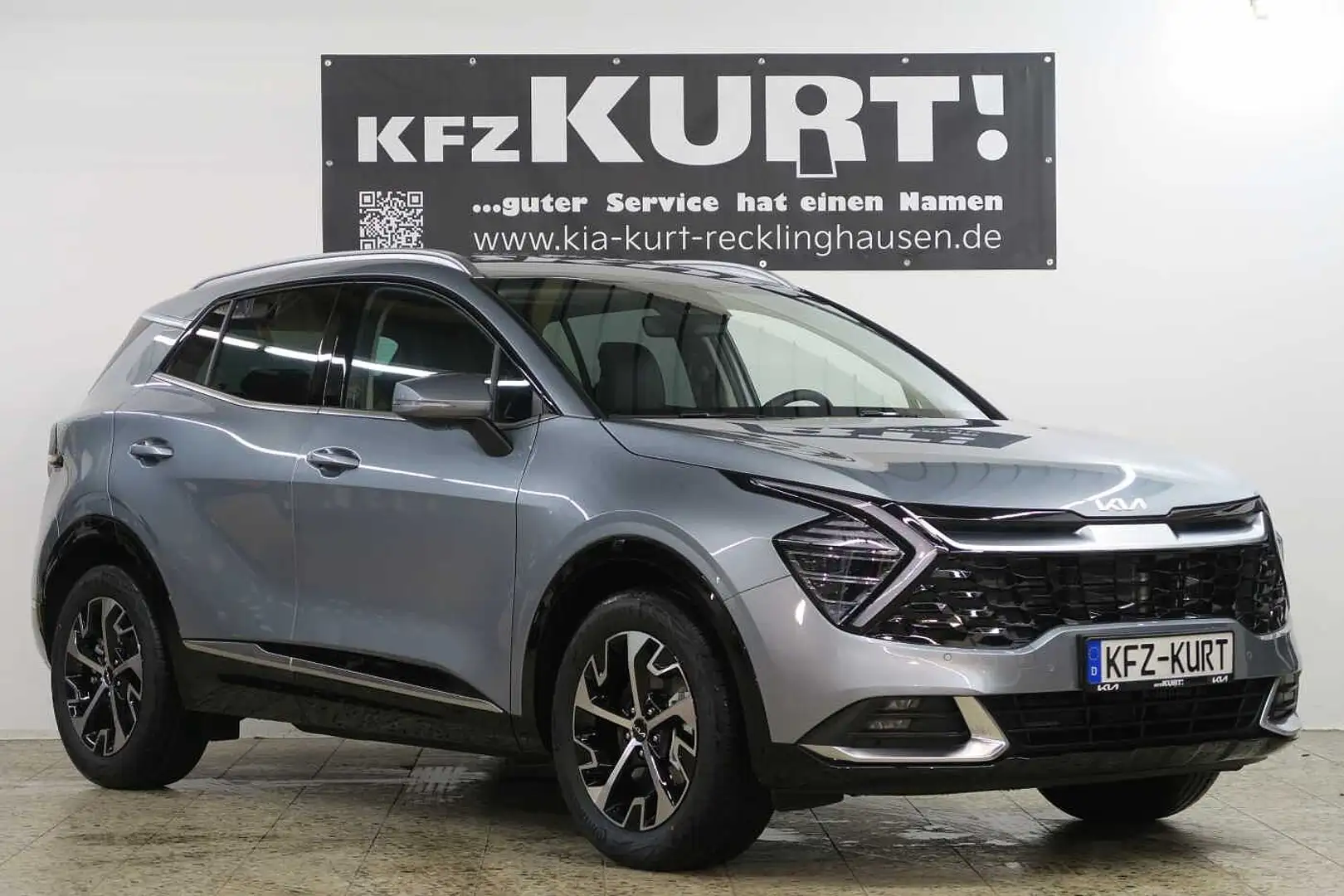 Kia Sportage 1.6 T-GDI 2WD 48V ISG DCT Spirit - AHK Silber - 1