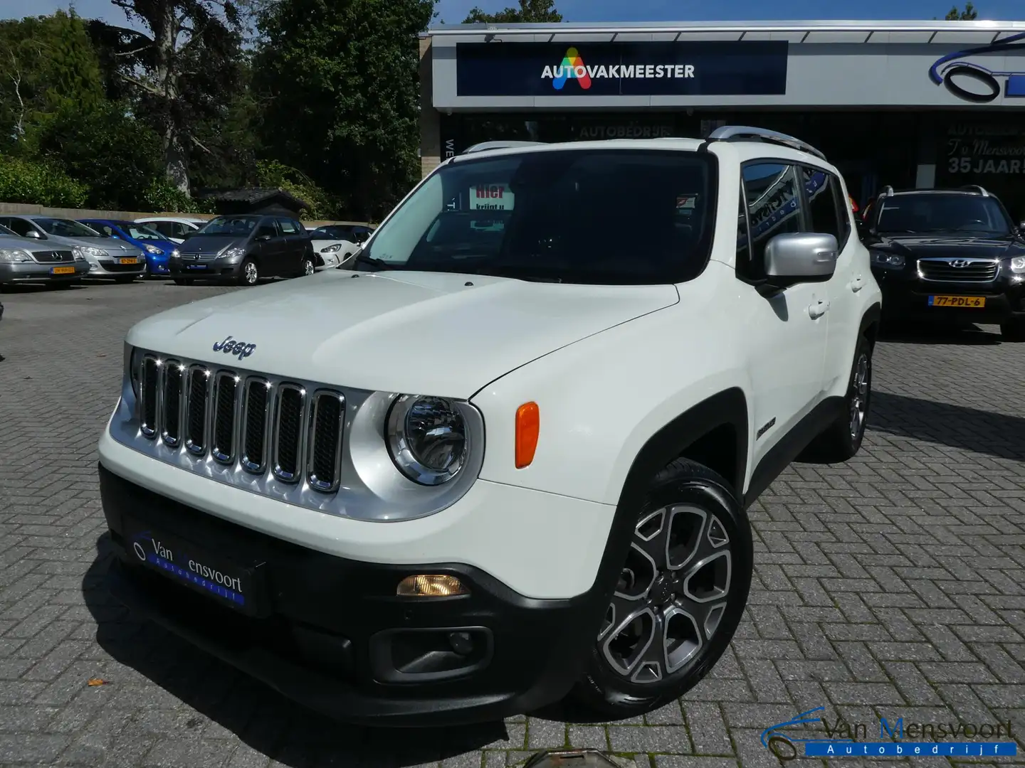 Jeep Renegade 1.4 MultiAir 140PK Limited 1eEig|DAB|Keyless|Rijst Blanc - 1