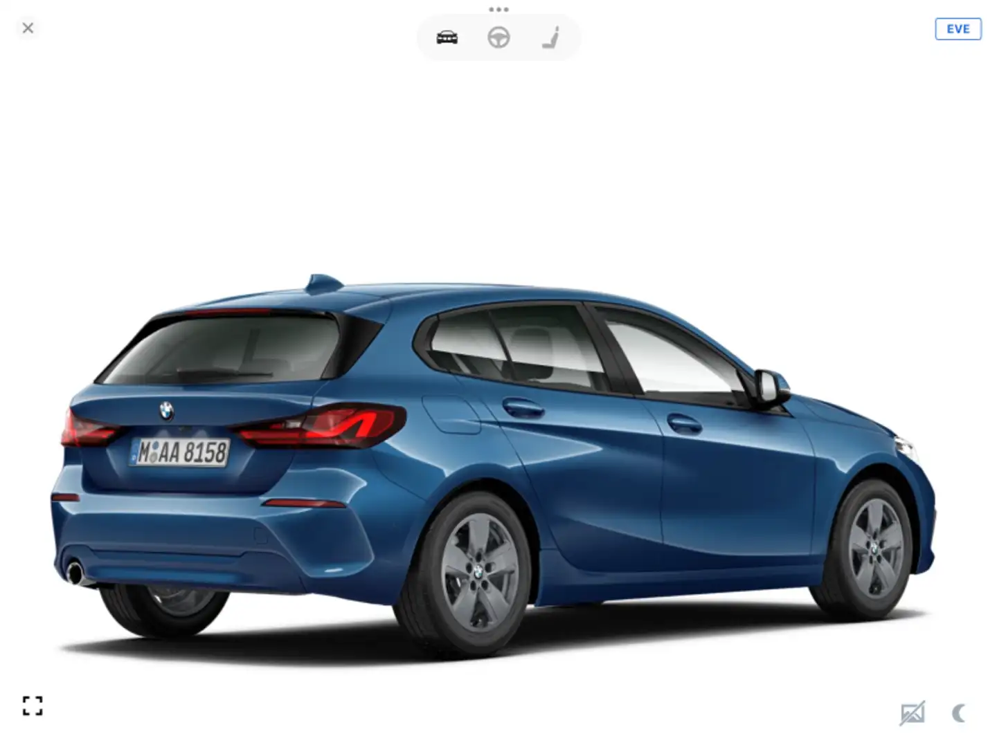 BMW 118 iA Bleu - 2