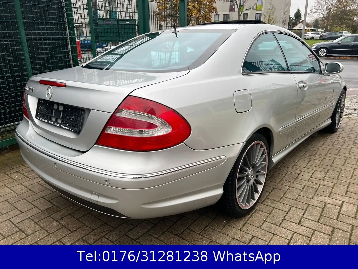 Mercedes-Benz CLK 240 Coupe !! AMG-Paket !! Voll !! Tüv-Neu !! Silber - 2