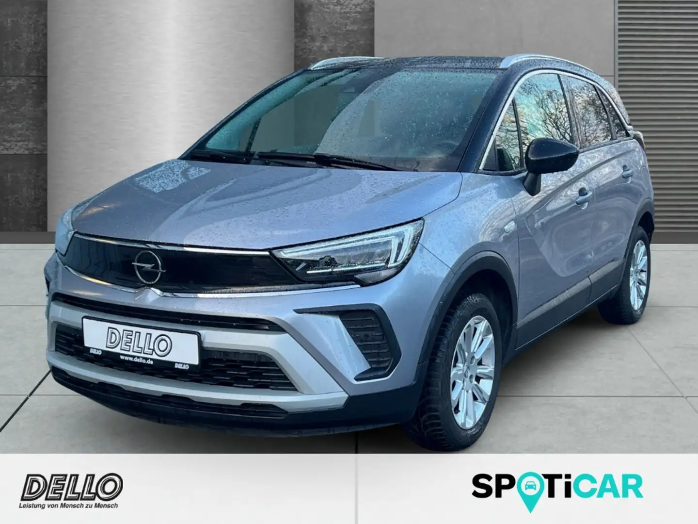Opel Crossland Elegance 1.2 Navi LED Sihz PDC Kamera Apple CarPla Gris - 1