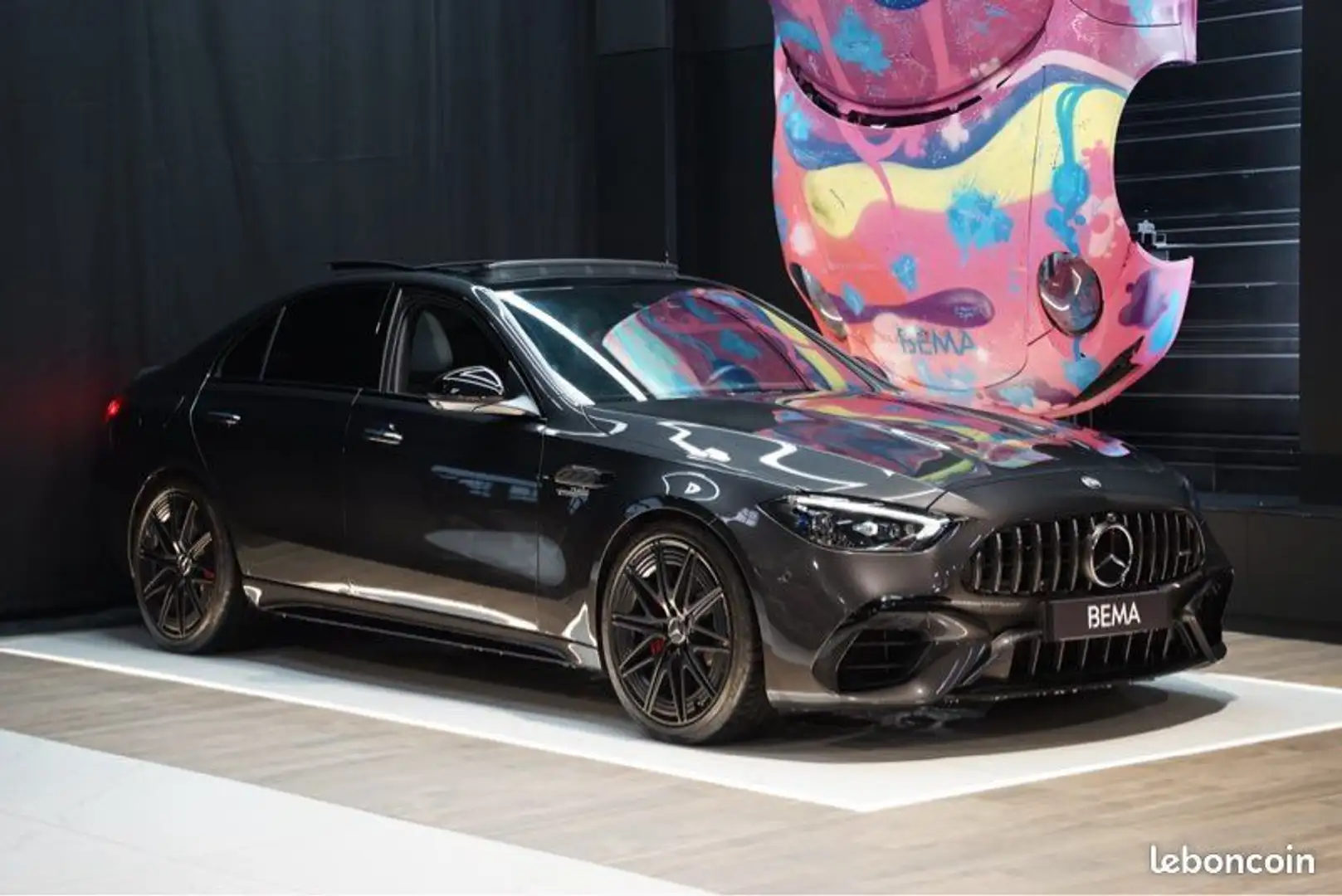 Mercedes-Benz C 63 AMG C63 AMG E-Performance 4MATIC%2B 680 cv | Pas de Malus ni TVS BURMESTER 360° À partir 987 Mois Grau - 1