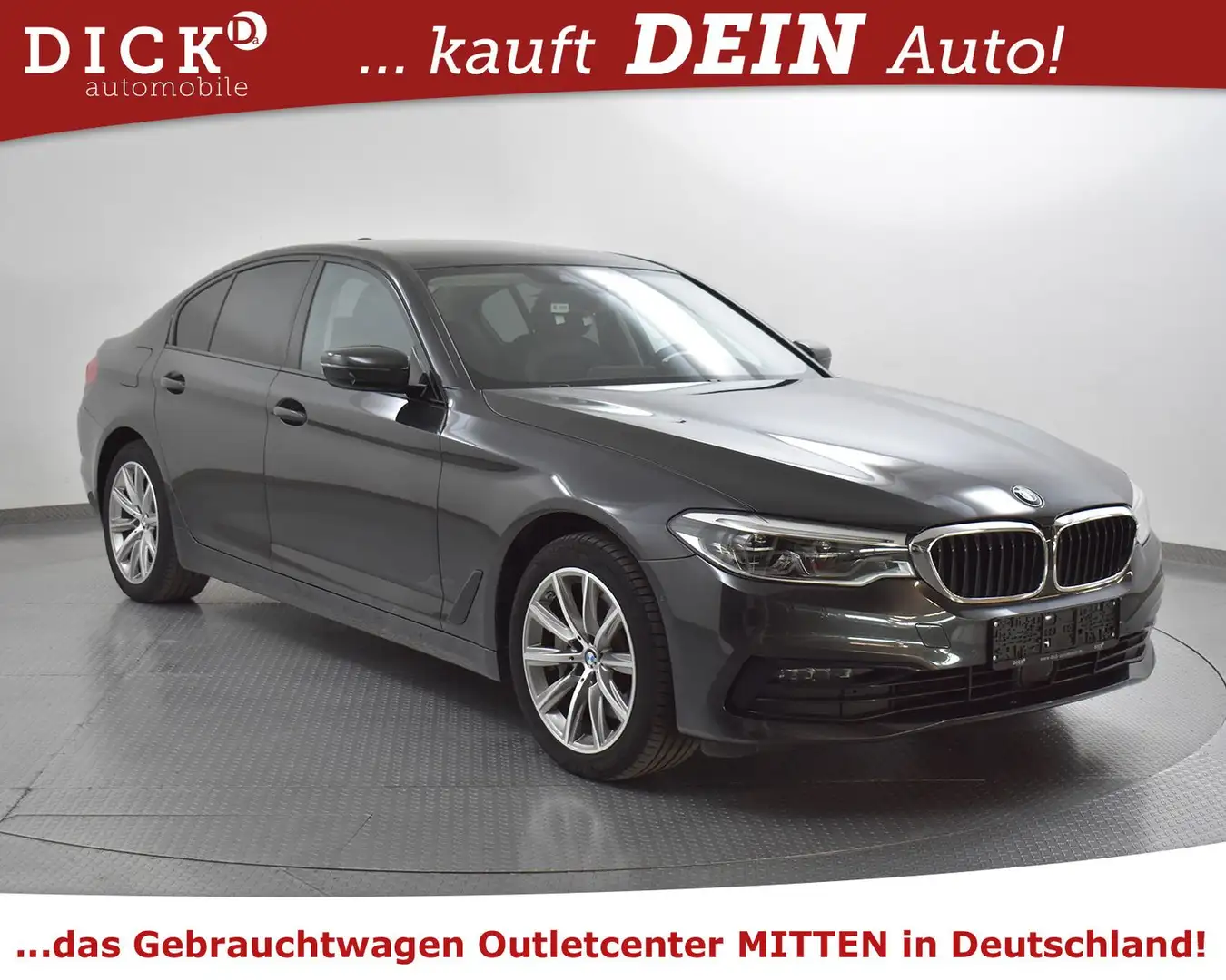 BMW 530 e Aut Sport Line MEMO+LED+SHZ+KAM+HUD+ACC+AHK Grau - 1