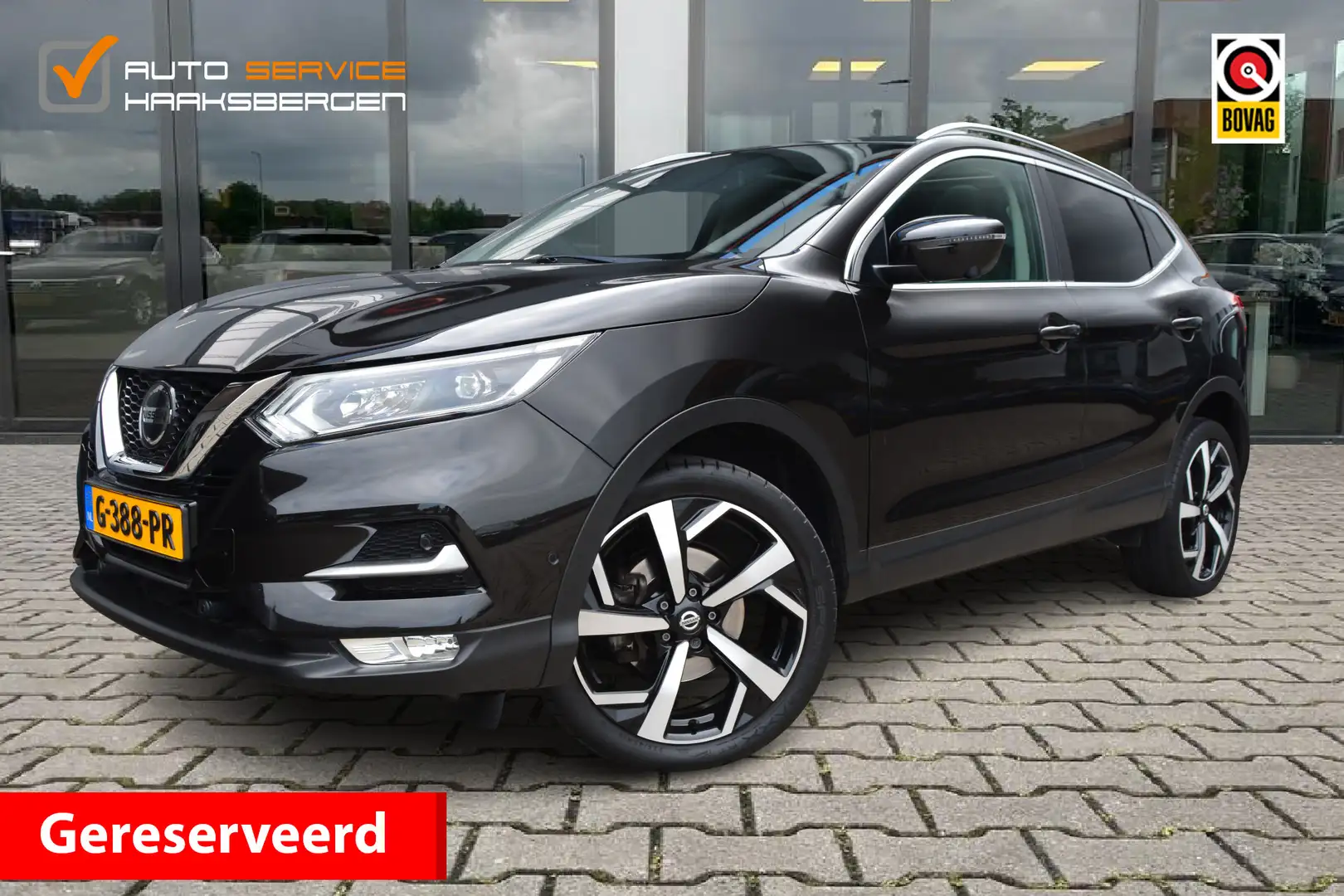 Nissan Qashqai 1.3 DIG-T Tekna 160 PK | Trekhaak | ACC | Pano | Noir - 1