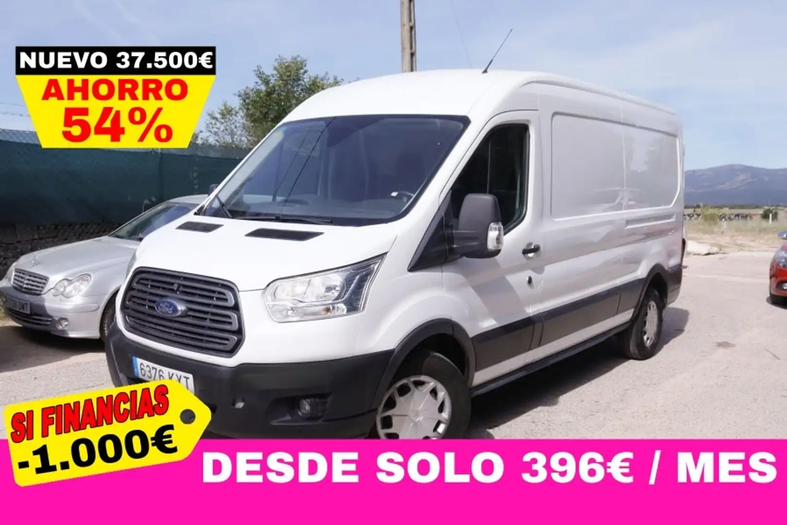 Ford Transit 2.0 ECO BLUE VAN TREND L3H2 130CV 3P # IVA Blanco - 1