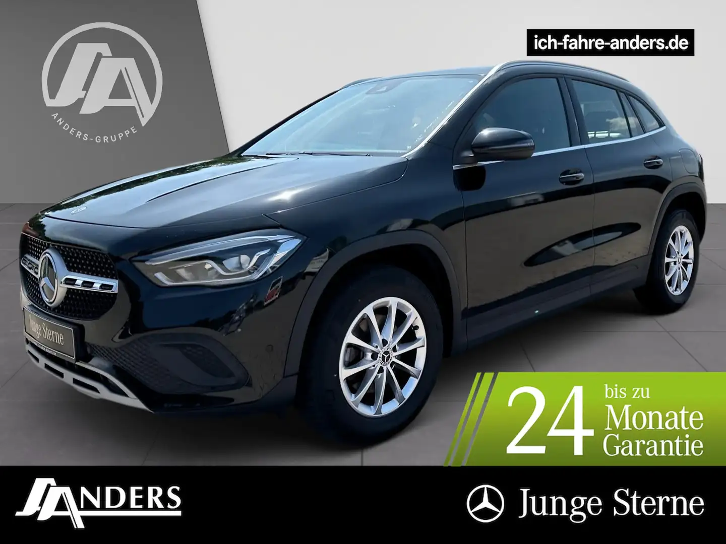 Mercedes-Benz GLA 200 d Style+MBUX+SHZ+LED+PDC+Kam+EASY+Apple Zwart - 1