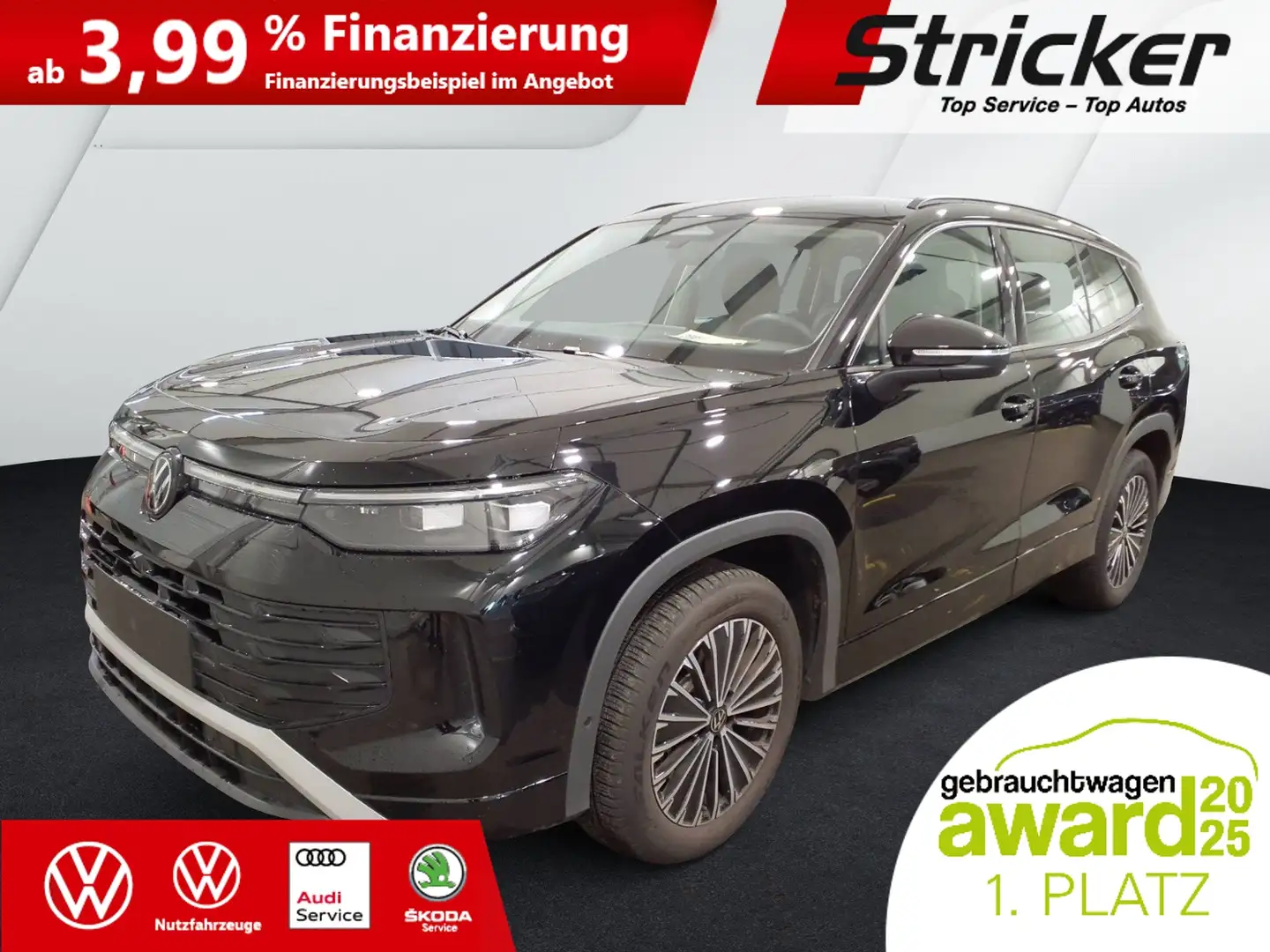 Volkswagen Tayron Life 1.5eTSI DSG 299,-ohne Anzahlung 7-Sitzer AHK Schwarz - 2