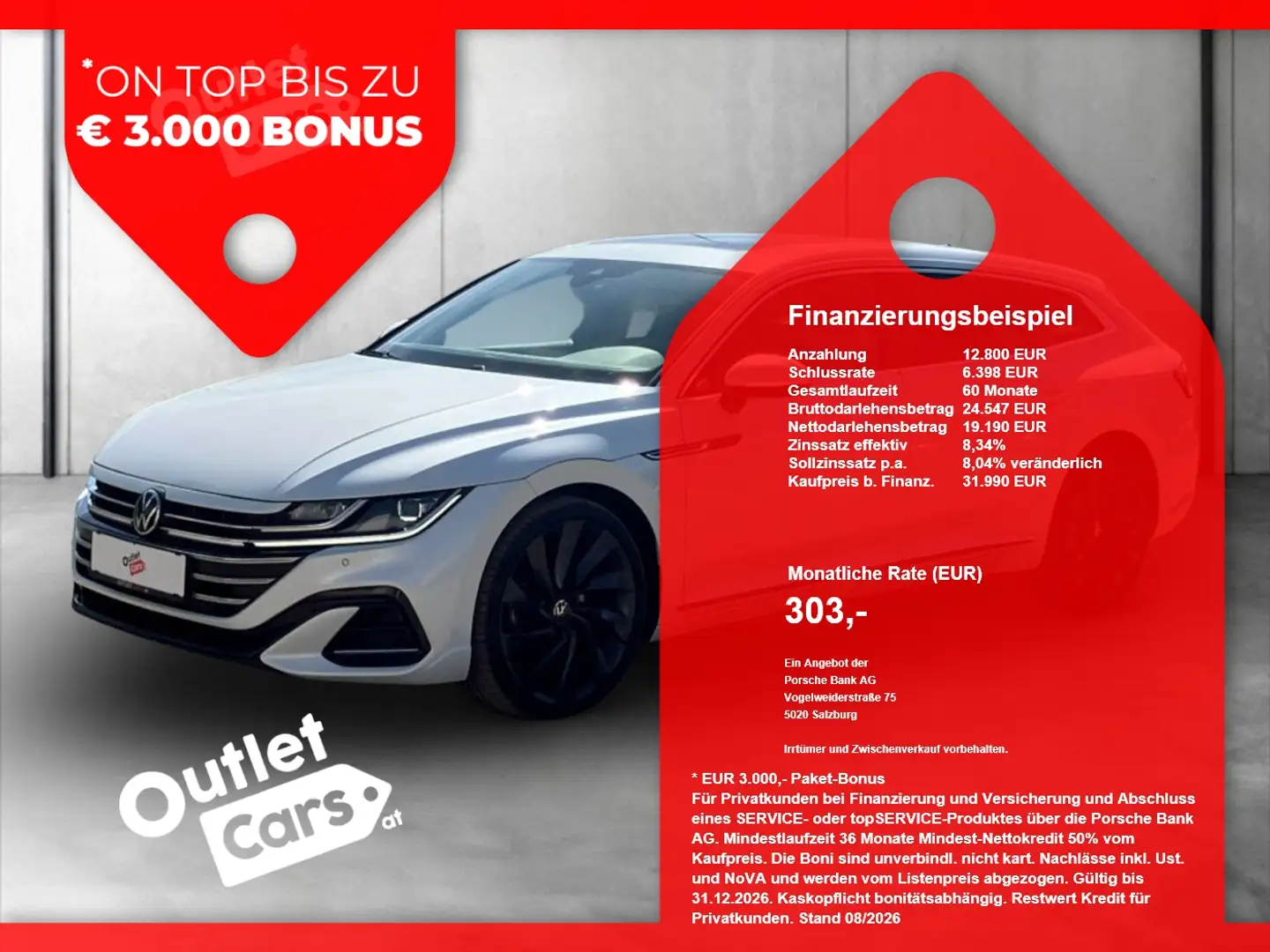 Volkswagen Arteon SB 2.0 TDI 4Motion R-Line AHK+MATRIX+PANO Weiß - 1