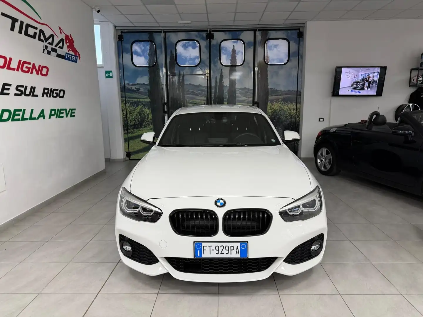 BMW 118 Serie 1 F/20-21 118d Msport 5p auto Wit - 2