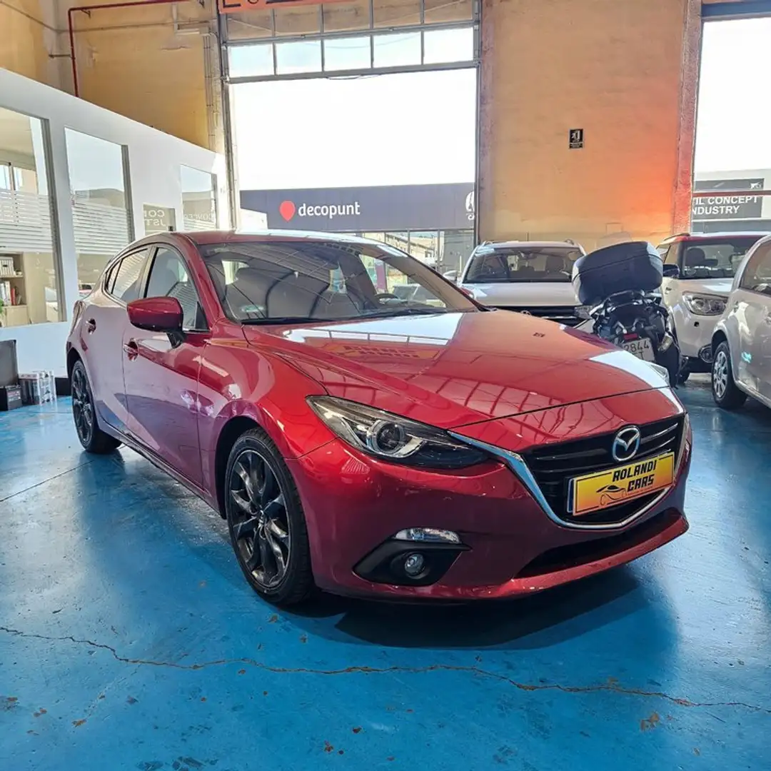 Mazda 3 2.2 DE 150 AT Luxury Burdeos - 2
