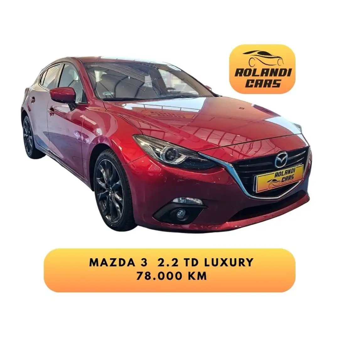 Mazda 3 2.2 DE 150 AT Luxury Burdeos - 1