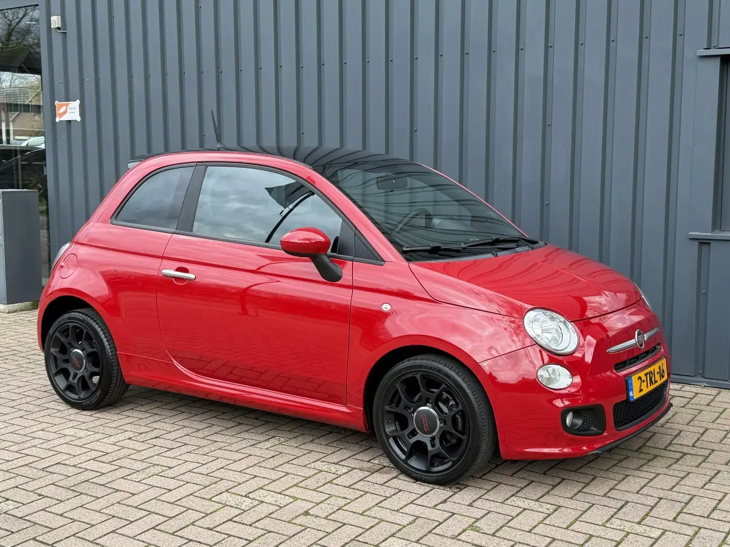 Fiat 500 0.9 TwinAir 500S APK!/ONDERHOUDEN!/SPORTIEF!/AIRCO Rouge - 2