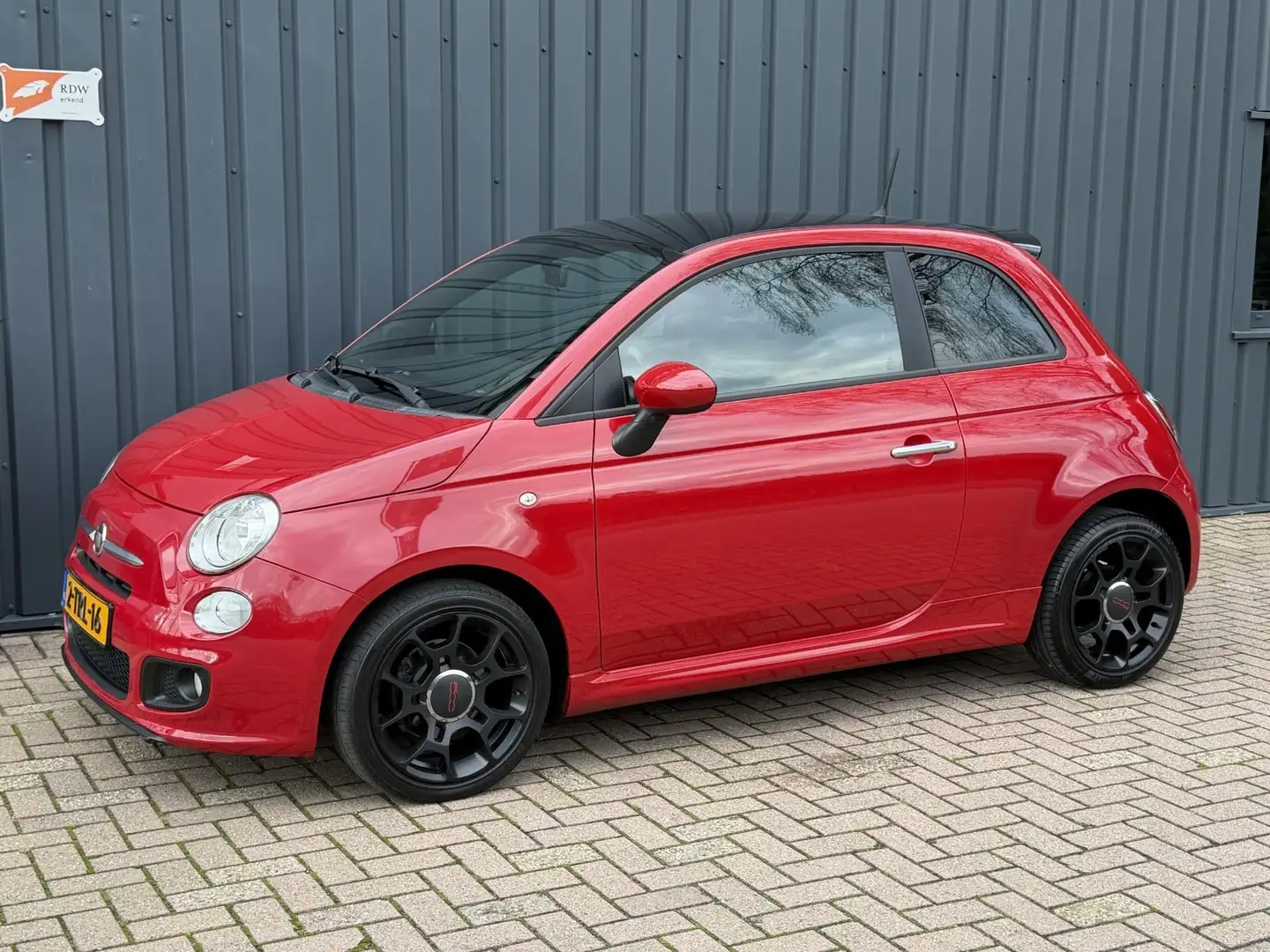 Fiat 500 0.9 TwinAir 500S APK!/ONDERHOUDEN!/SPORTIEF!/AIRCO Rouge - 1