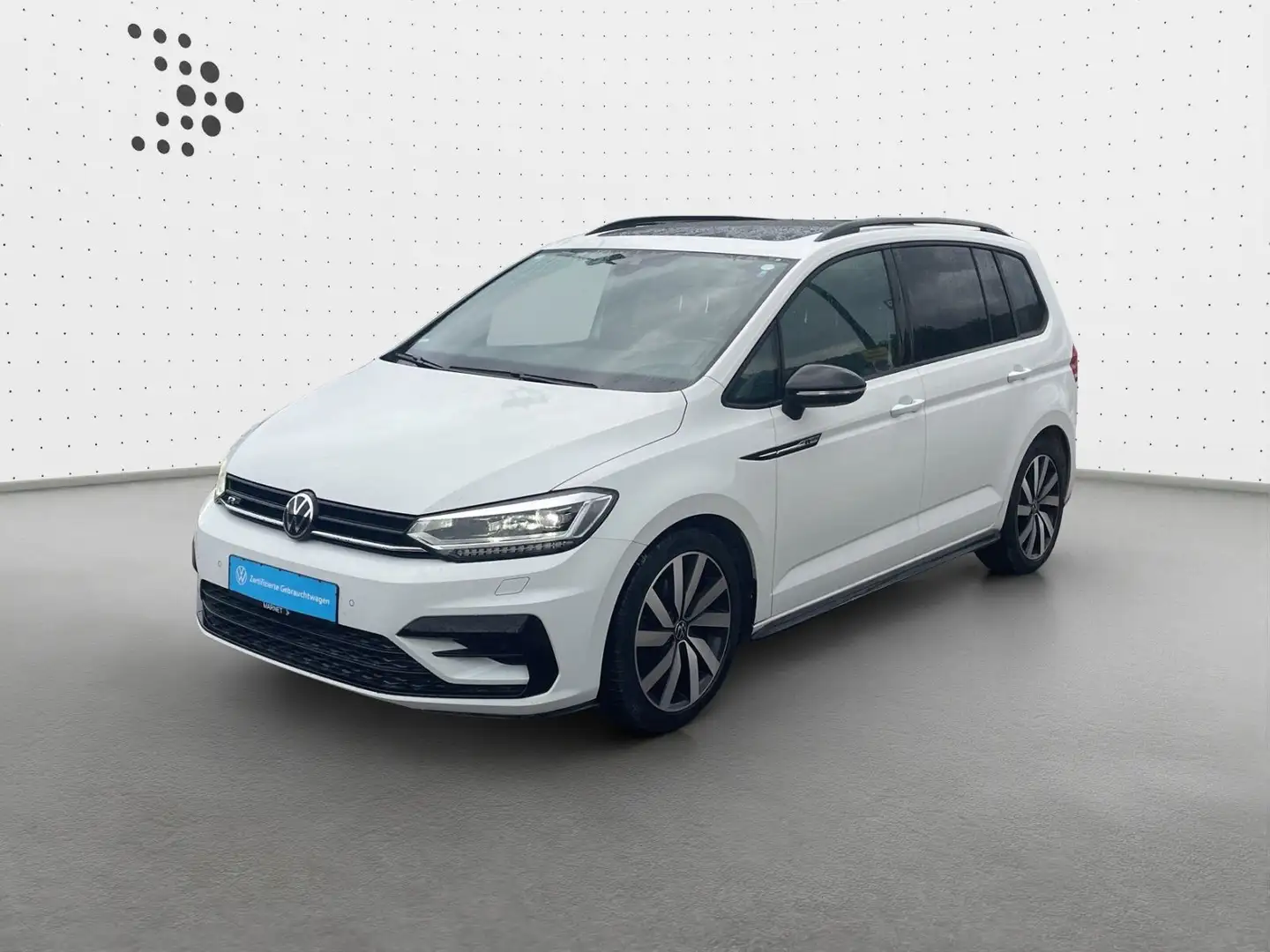 Volkswagen Touran Highline 2.0 TDI R-line Black Style Navi* Weiß - 2