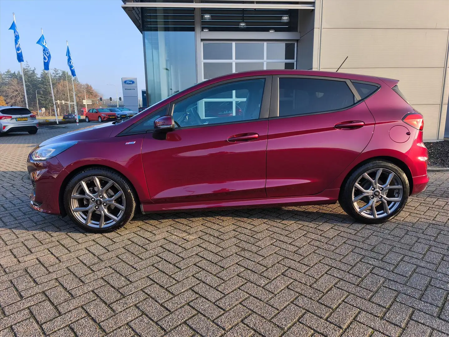Ford Fiesta 1.0 Ecoboost hybrid ST-LINE 125 PK I WINTER PACK P Rood - 2