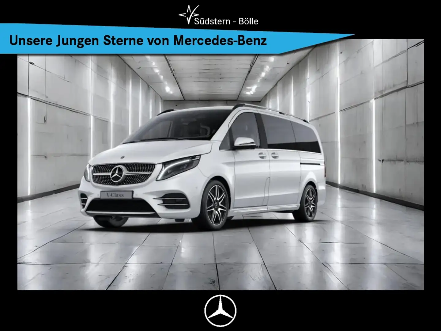 Mercedes-Benz V 300 AVANTGARDE EDITION AMG+PANO+NAVI+360°+STHZ Weiß - 1