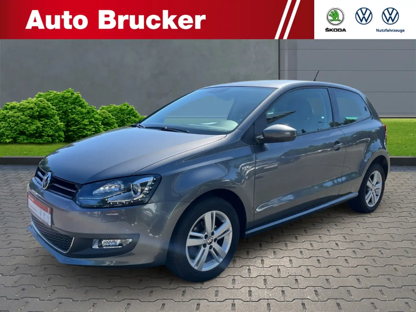 Volkswagen Polo V Life 1.2 TSI+DSG+BI-Xenon+Klimatronic+Sitzheizun Grijs - 1