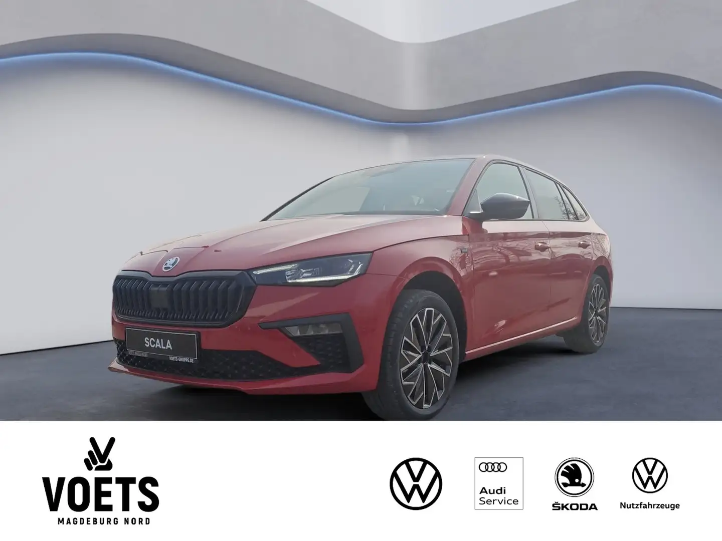 Skoda Scala 1.5TSI DSG Selection LED+NAVI+AHK+ACC+DAB+ Rot - 1