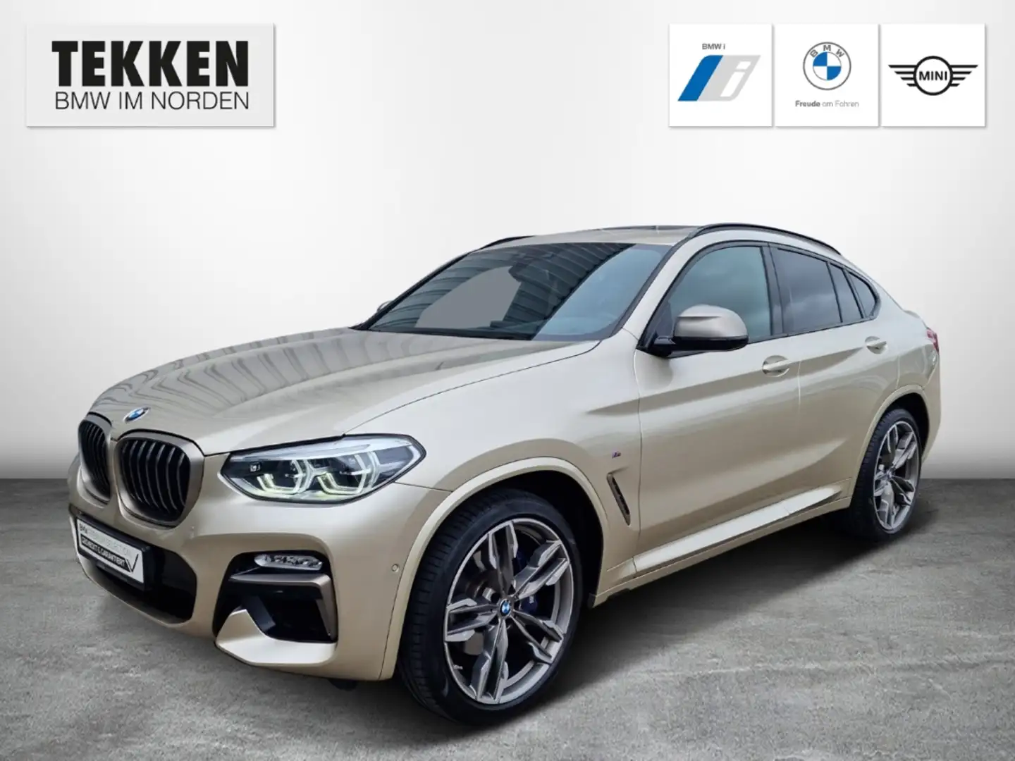 BMW X4 d AHK/ACC/Panorama/HarmanKardon Goud - 1