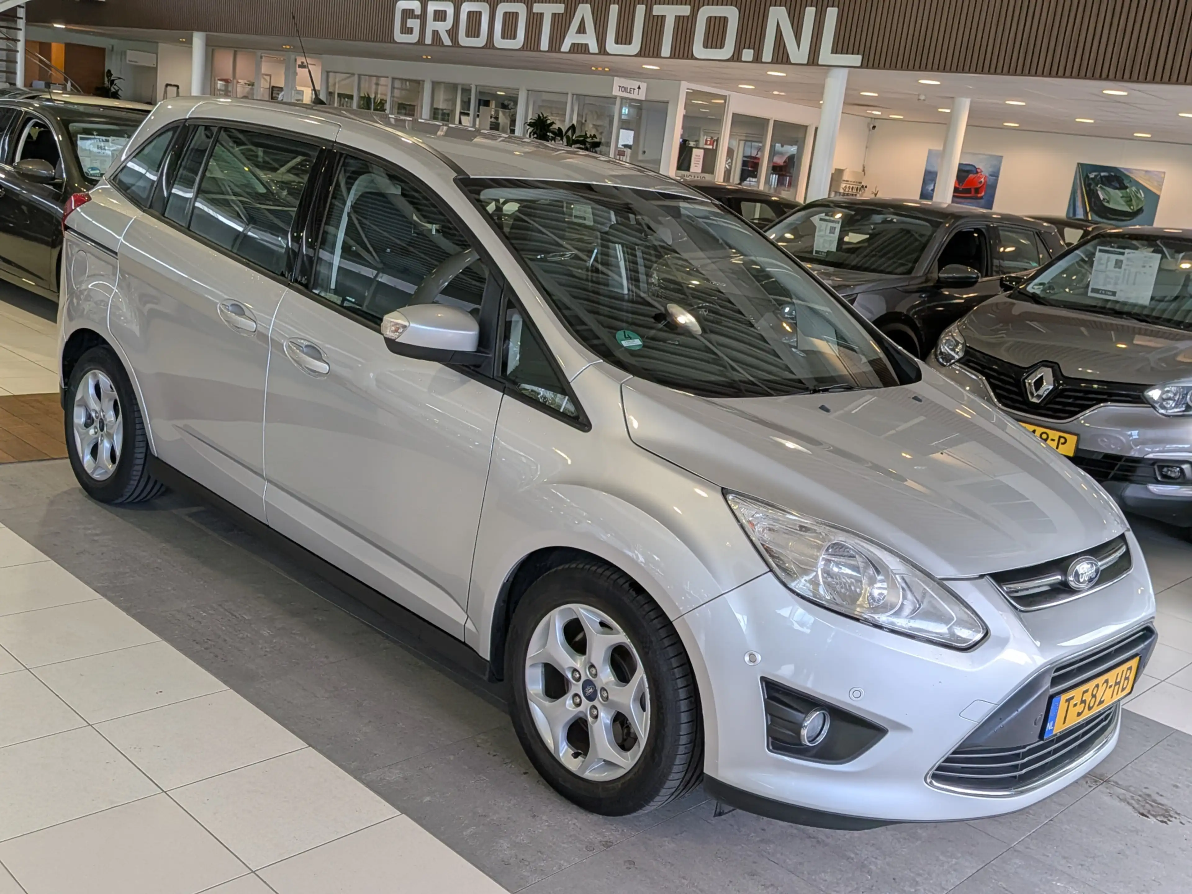 Ford Grand C-Max 1.0 Ambiente Airco, Cruise Control, Trekhaak, Stuu