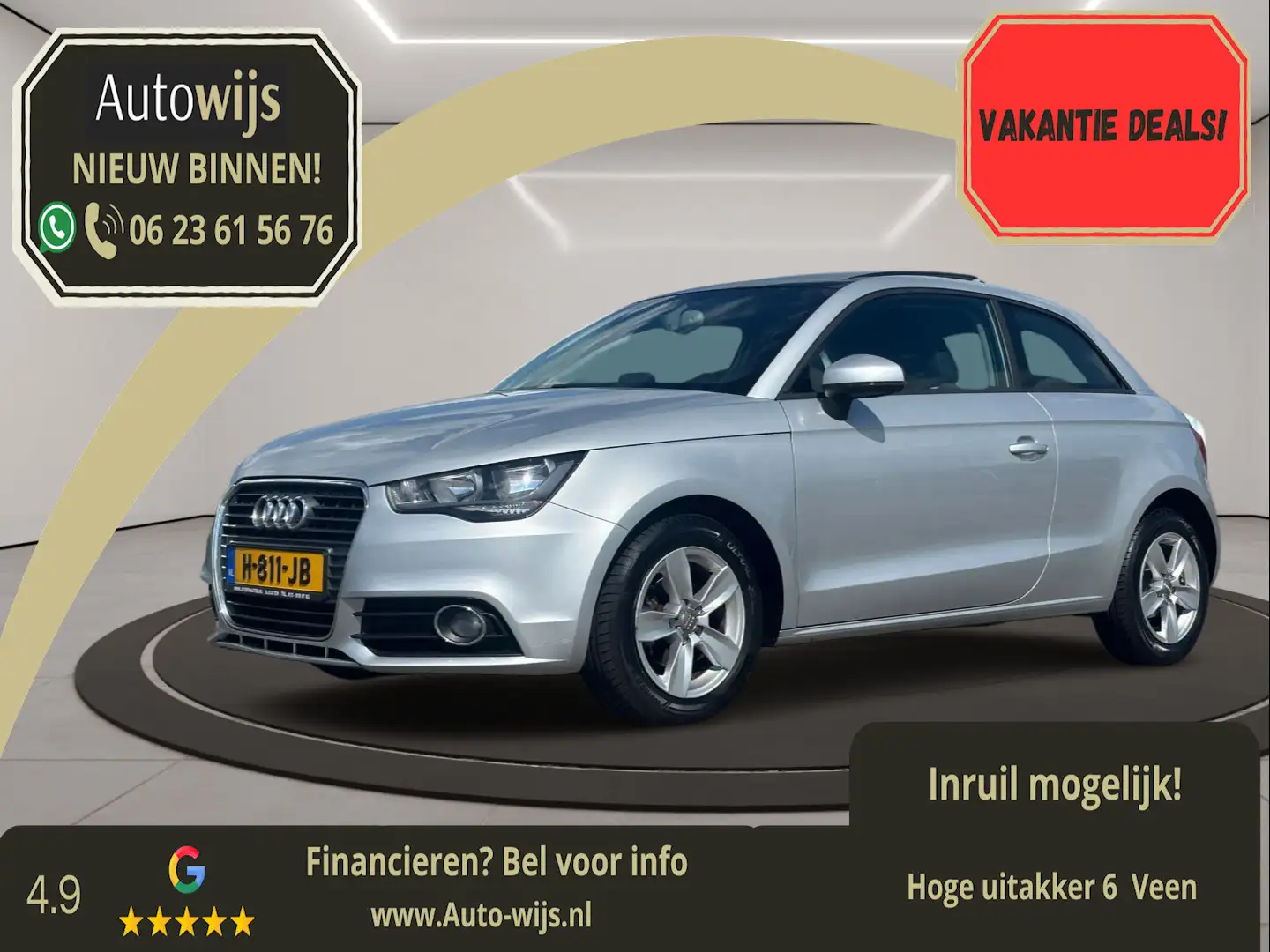 Audi A1 1.2 TFSI Attraction Pro Line|Pano|Stoelverw|Goed o Grijs - 1