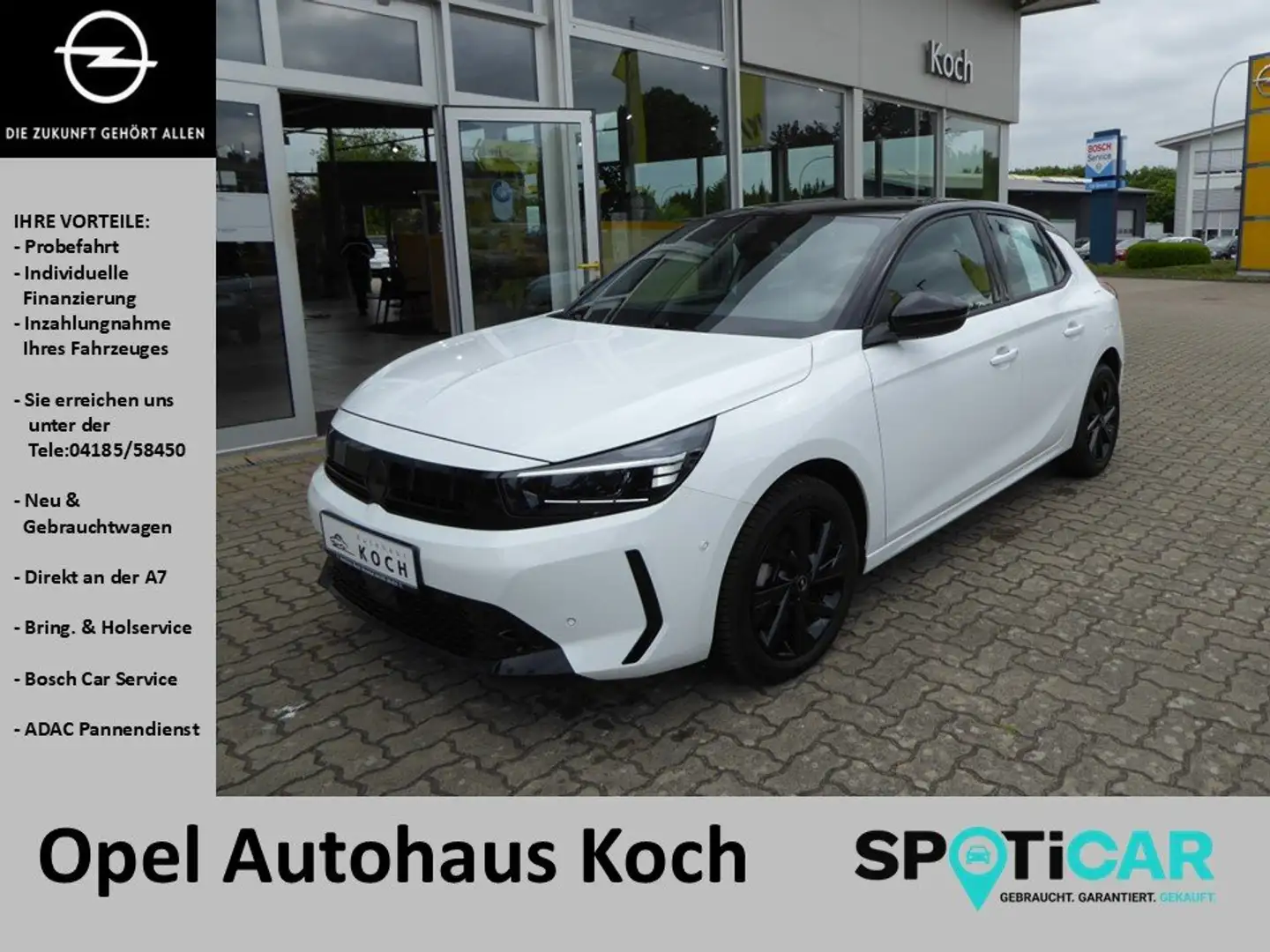 Opel Corsa F GS KAMERA*LED*PDC*SHZ*BT Blanc - 1