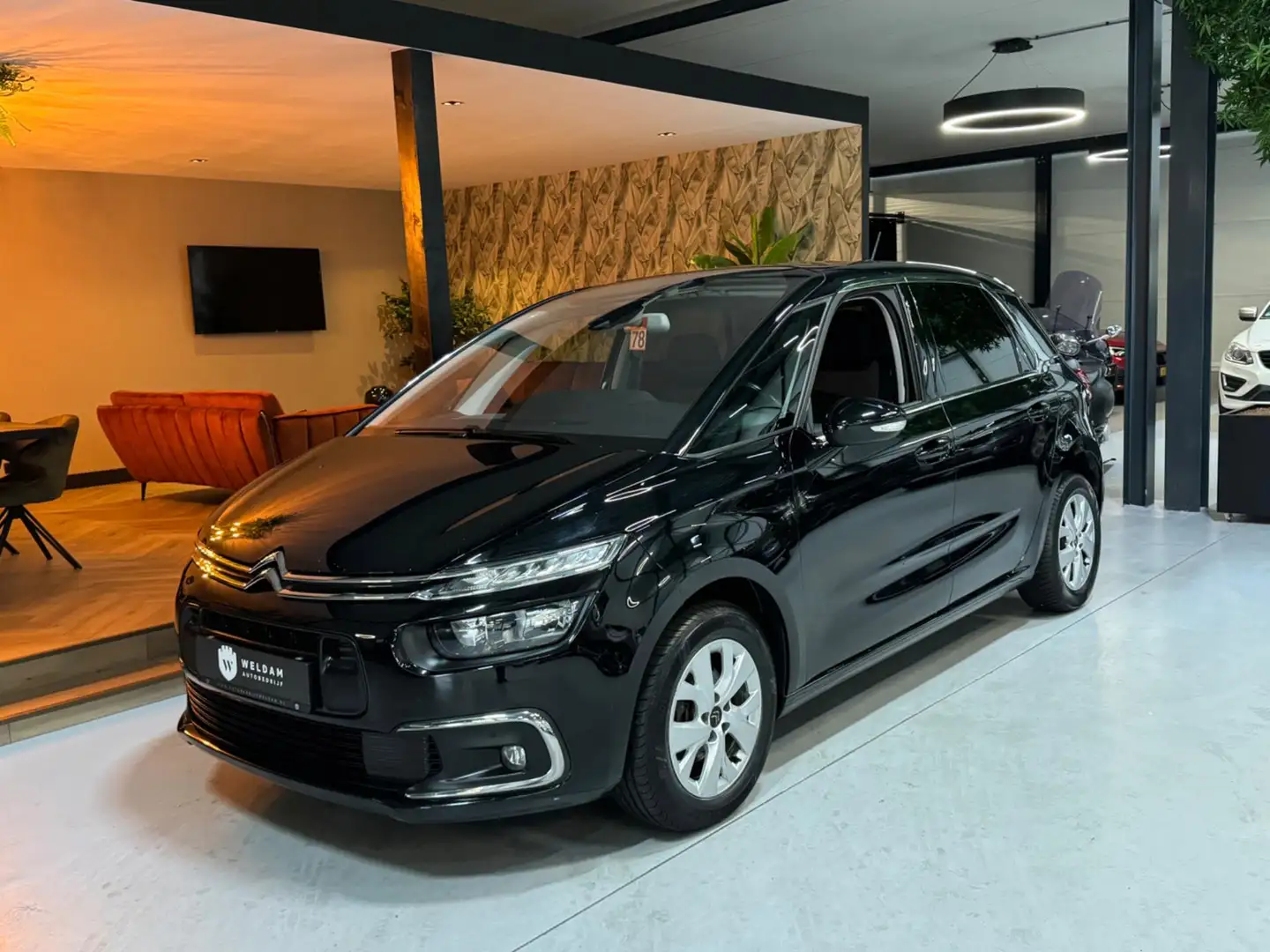Citroen C4 SpaceTourer 1.2 PureTech Garantie LED CarPlay Navi Clima Cruis Noir - 2