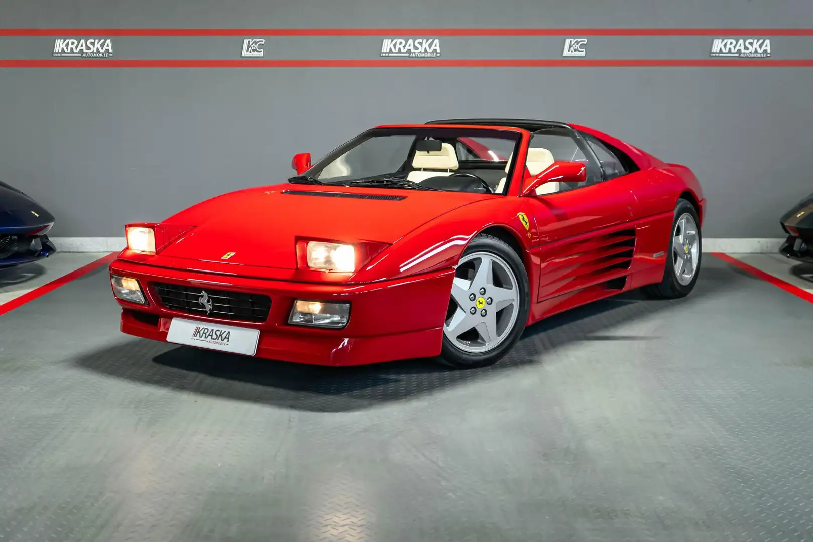 Ferrari 348 TS | Rosso-Corsa/Crema Historie Bordwerkzeug Rouge - 2