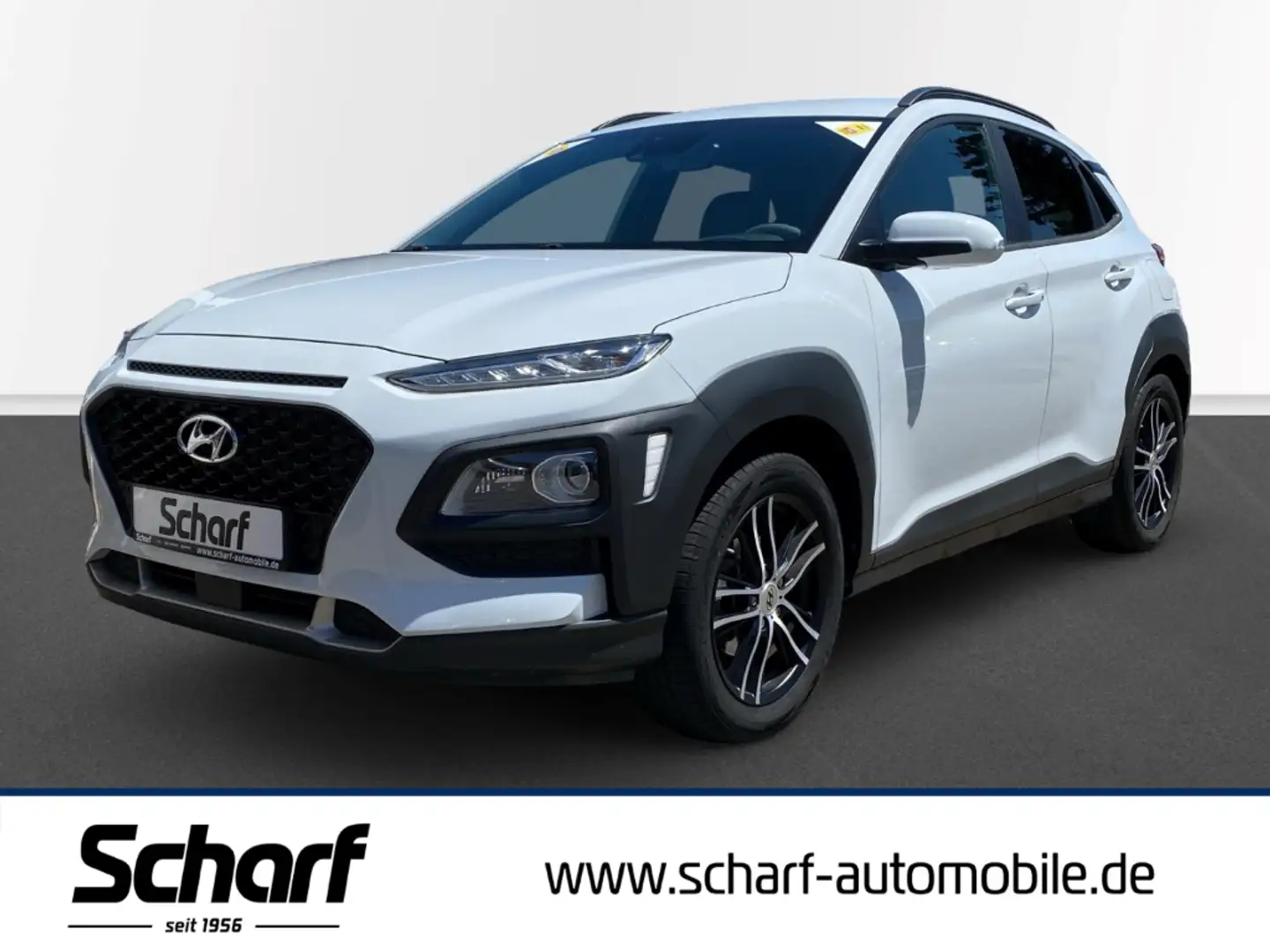 Hyundai KONA YES! Plus 2WD Navi Klimaaut. SHZ PDC Weiß - 1