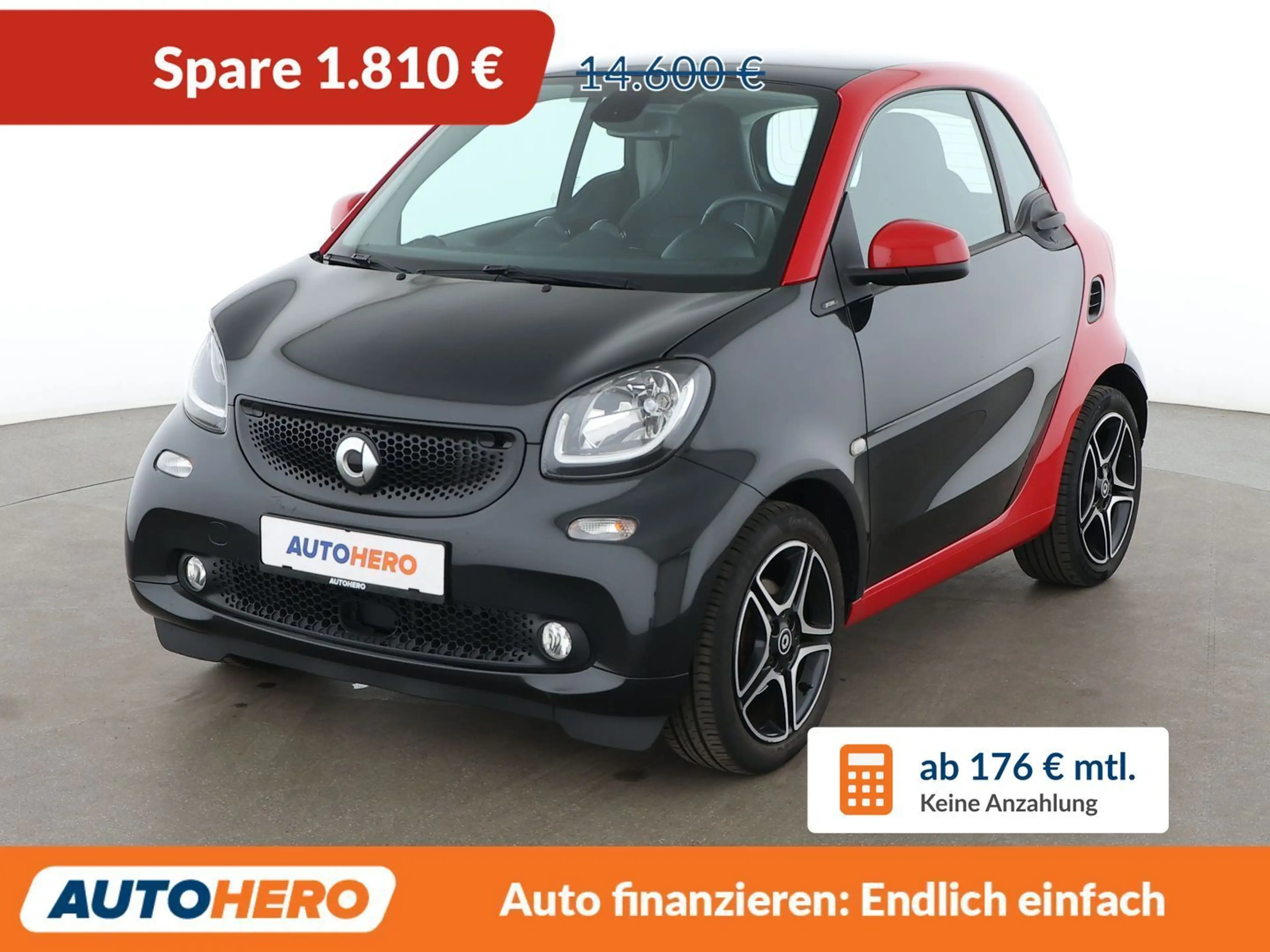 smart forTwo 0.9 Turbo Prime Aut.*NAVI*PDC*SHZ*TEMPO*ALU*KLIMA*