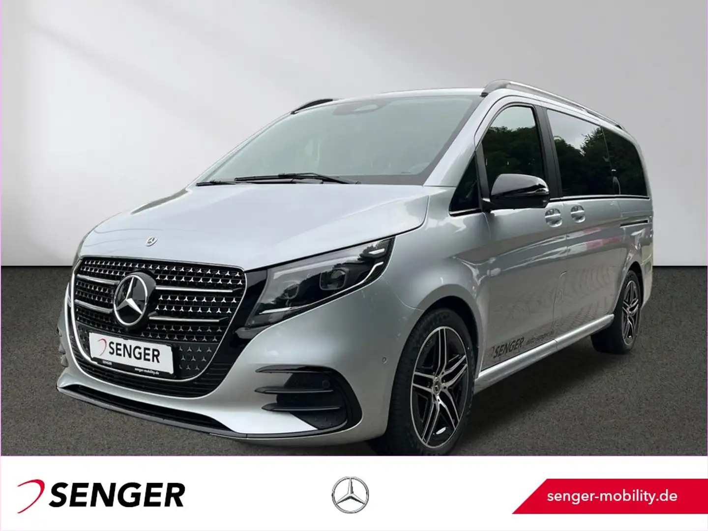 Mercedes-Benz V 250 d Avantgarde lang AMG AIRMATIC Pano 360° 9G Silber - 1