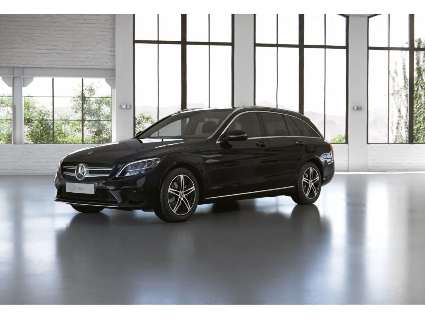 Mercedes-Benz C 200 d T-Modell PTS Cam Navi LED SHZ EASY-PACK Noir - 1