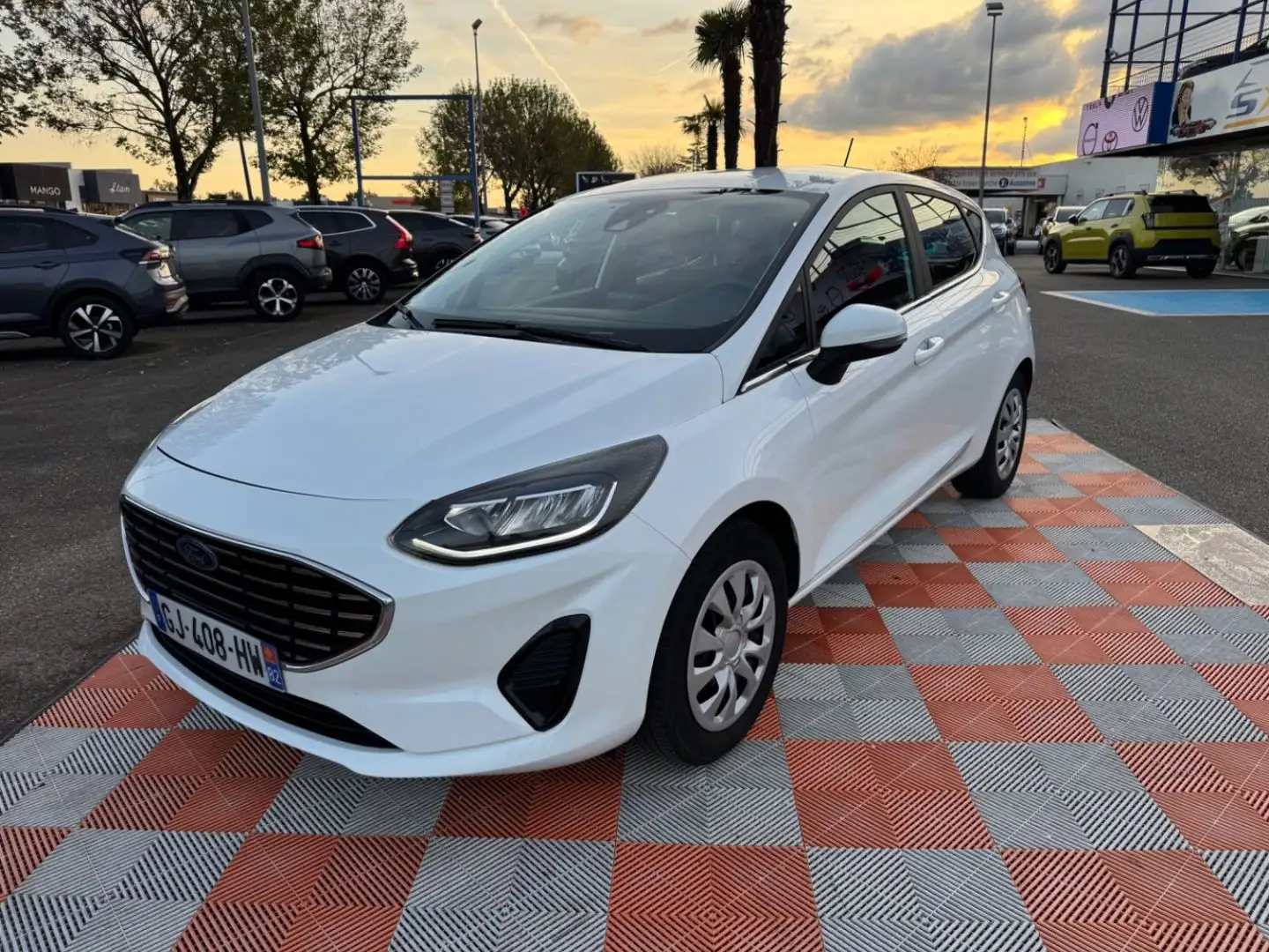 Ford Fiesta 1.0 95 BV6 FLEXFUEL ETHANOL TITANIUM 1° main Wit - 2