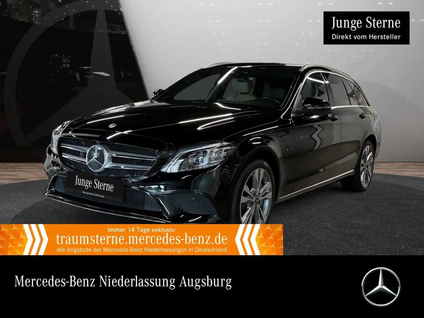 Mercedes-Benz C 300 de T AVANTG+360+AHK+MULTIBEAM+BURMESTER+SPUR Noir - 1