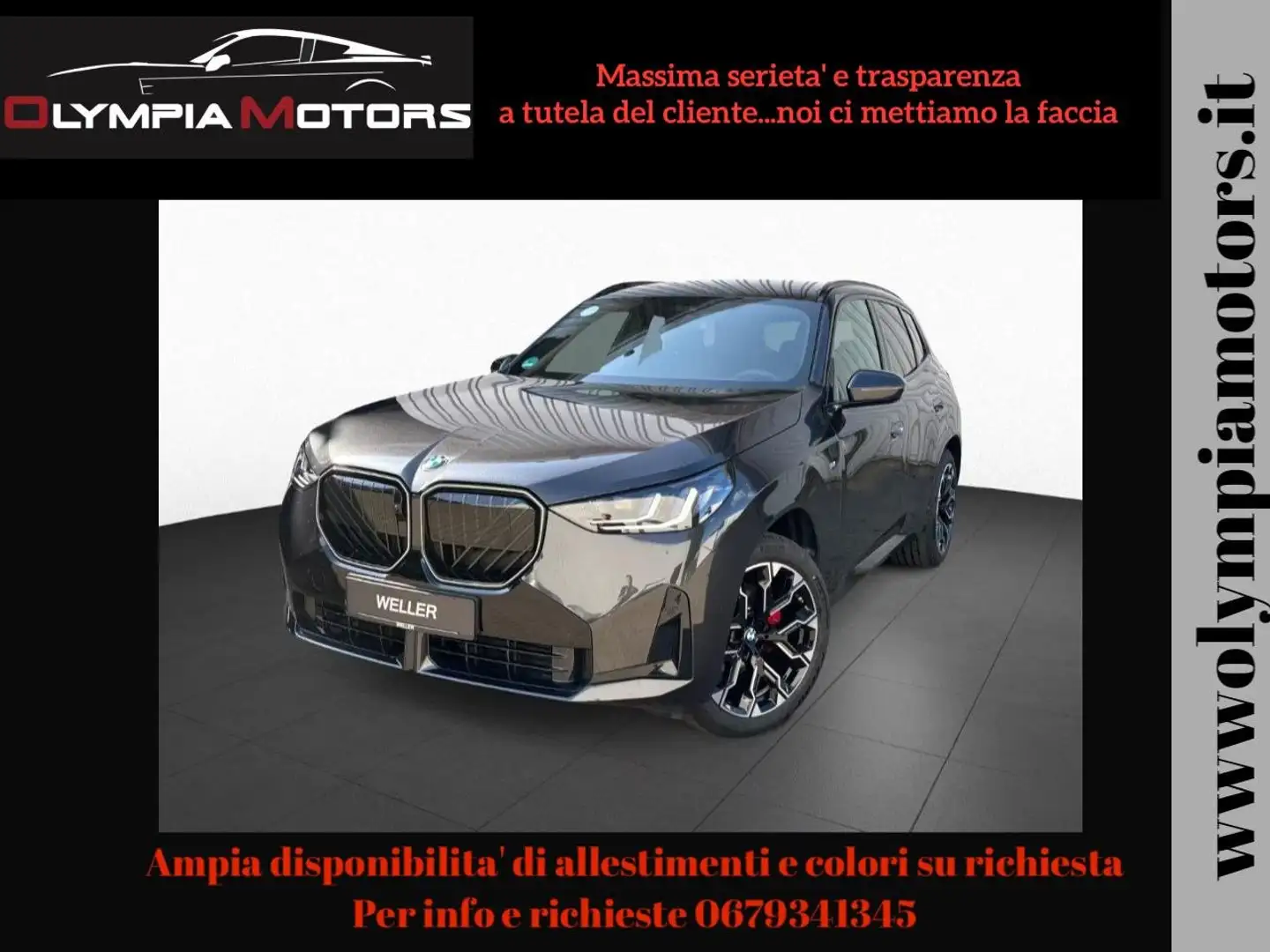 BMW X3 XDRIVE M SPORT LASER TETTO 20 KAMERA BLACK PACK Grigio - 1