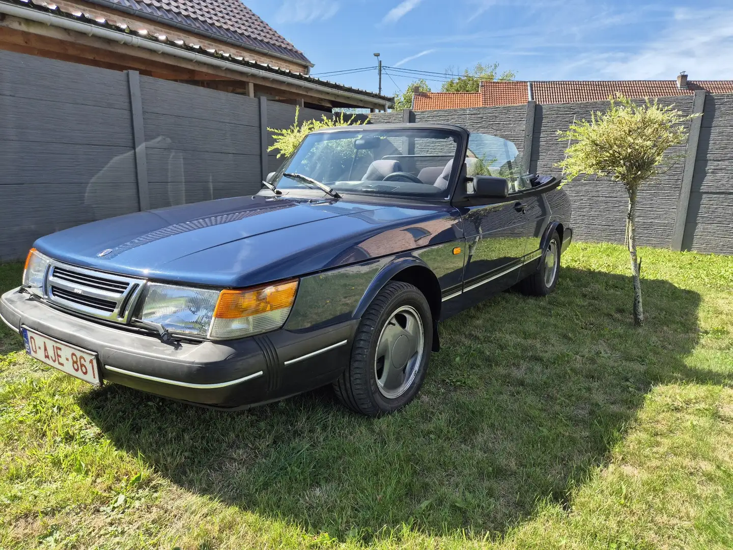 Saab 900 Bleu - 2