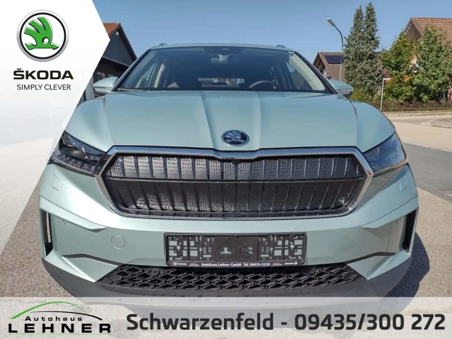 Skoda Enyaq iV 60 LODGE NAVI+VIRTUAL+WÄMEPUMPE+LED+MATRIX+KAM Silber - 1