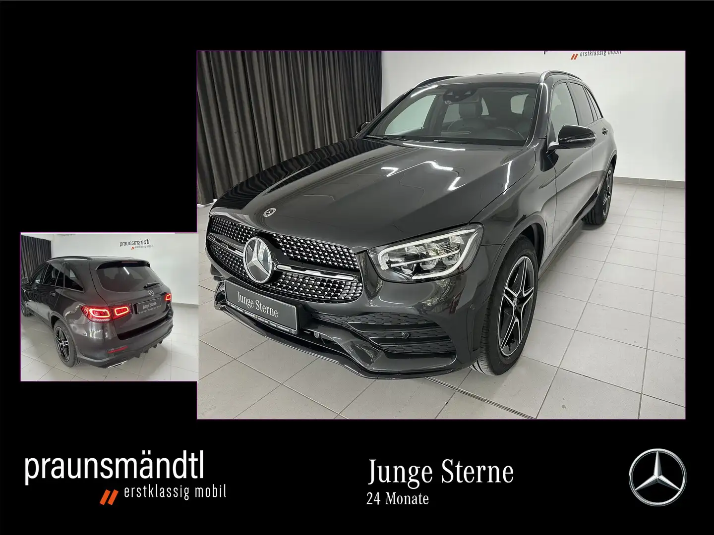 Mercedes-Benz GLC 200 4M AMG Night Totw/MBUX/LED/eleHeck/Color Grijs - 1