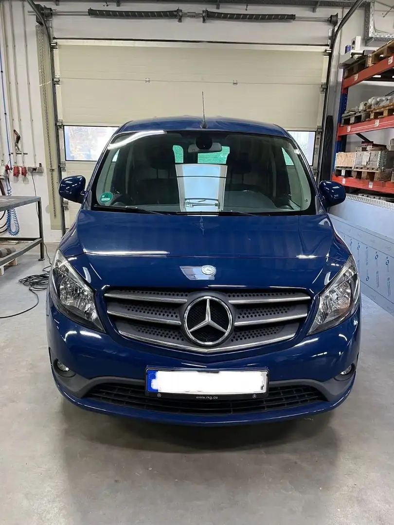 Mercedes-Benz Citan Kasten 109 CDI*NAVI*KLIMA*AHK*1.HAND Bleu - 2
