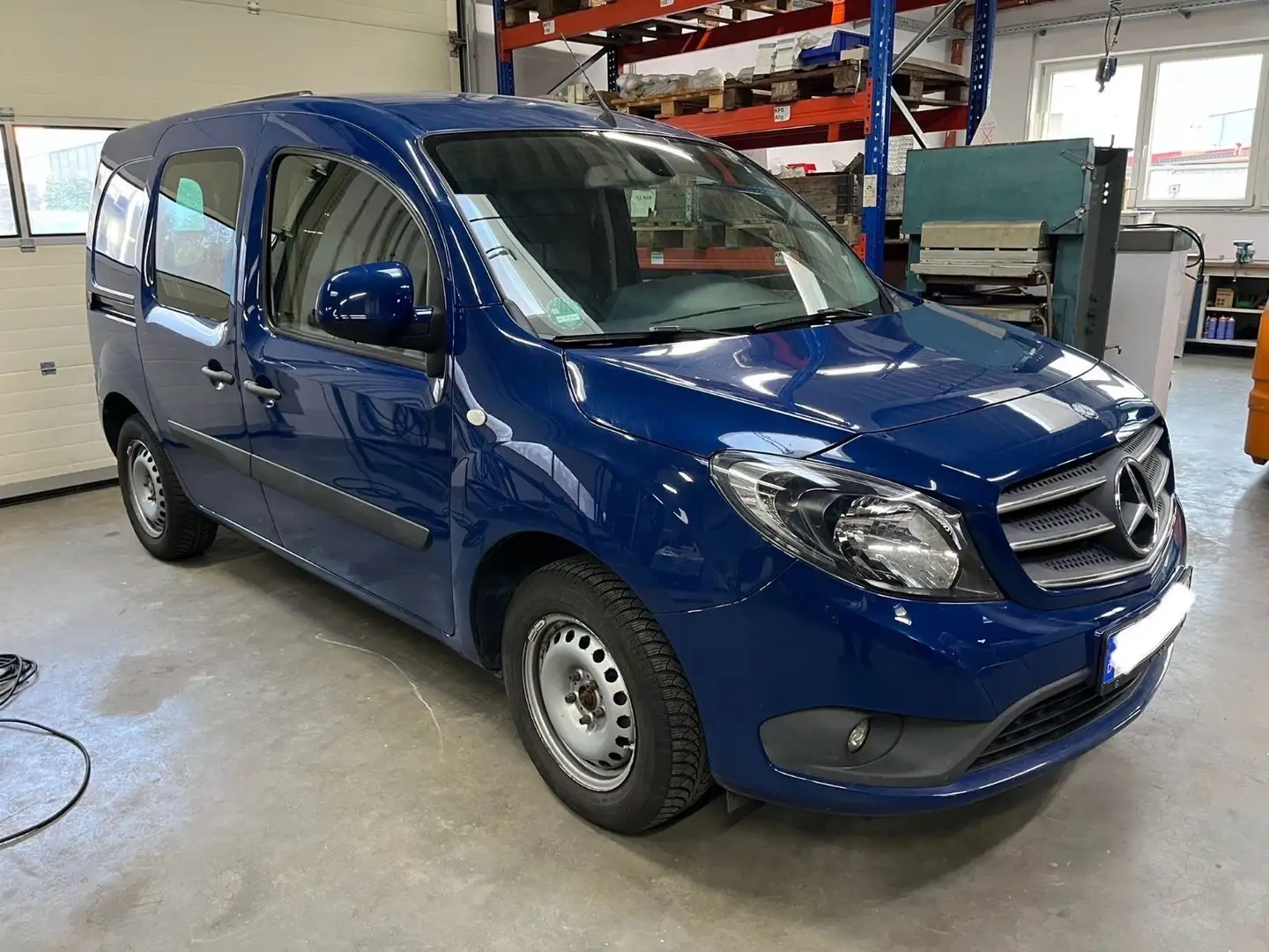Mercedes-Benz Citan Kasten 109 CDI*NAVI*KLIMA*AHK*1.HAND Bleu - 1
