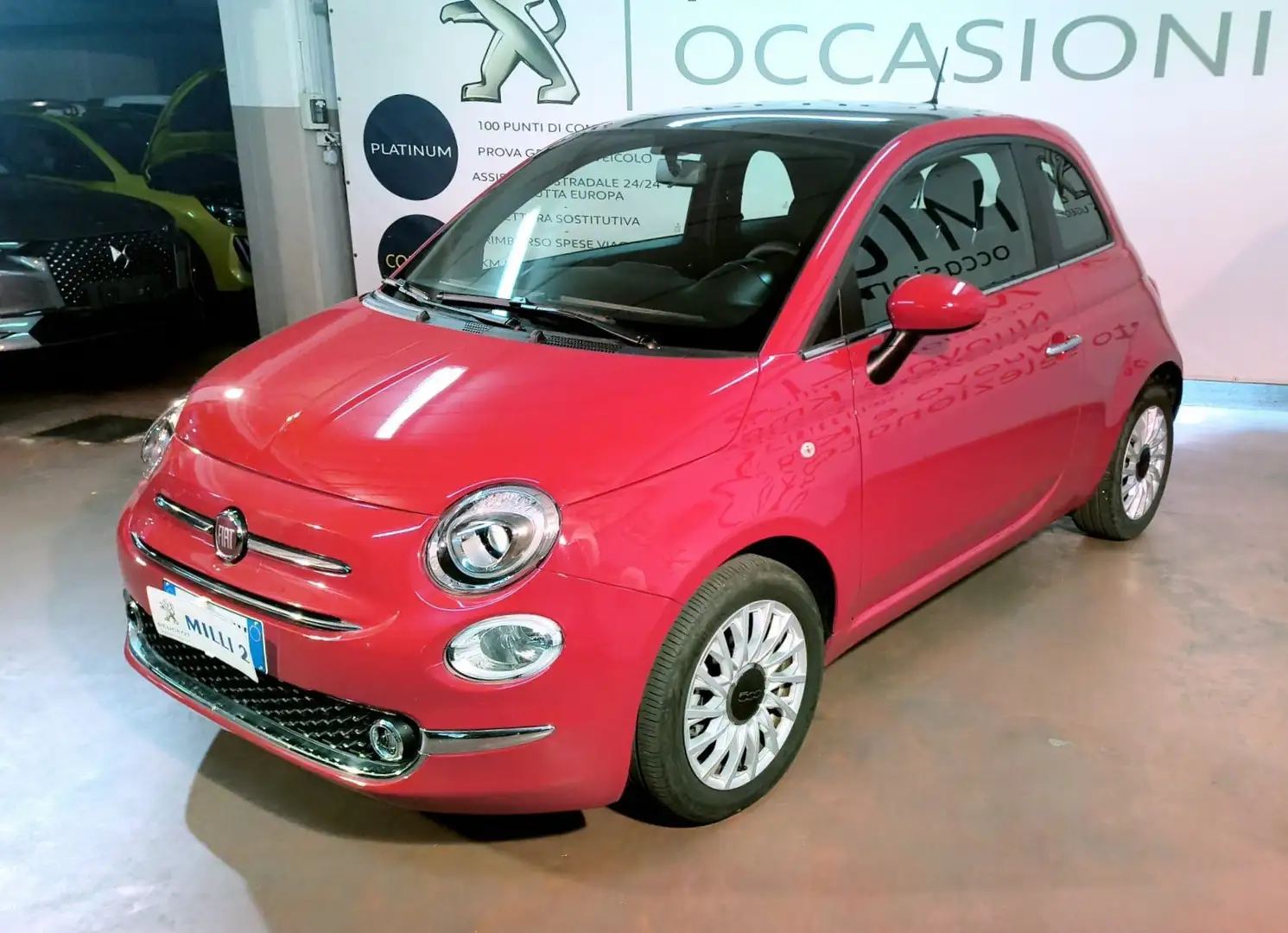 Fiat 500 500 1.0 hybrid Dolcevita 70cv Rosso - 2