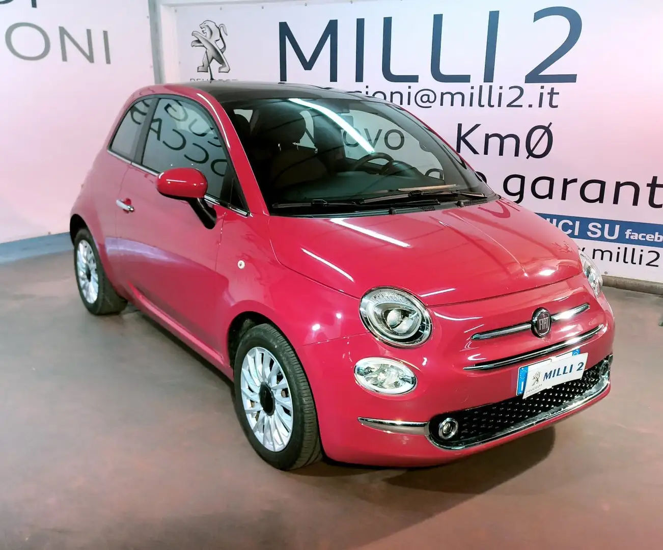 Fiat 500 500 1.0 hybrid Dolcevita 70cv Rosso - 1