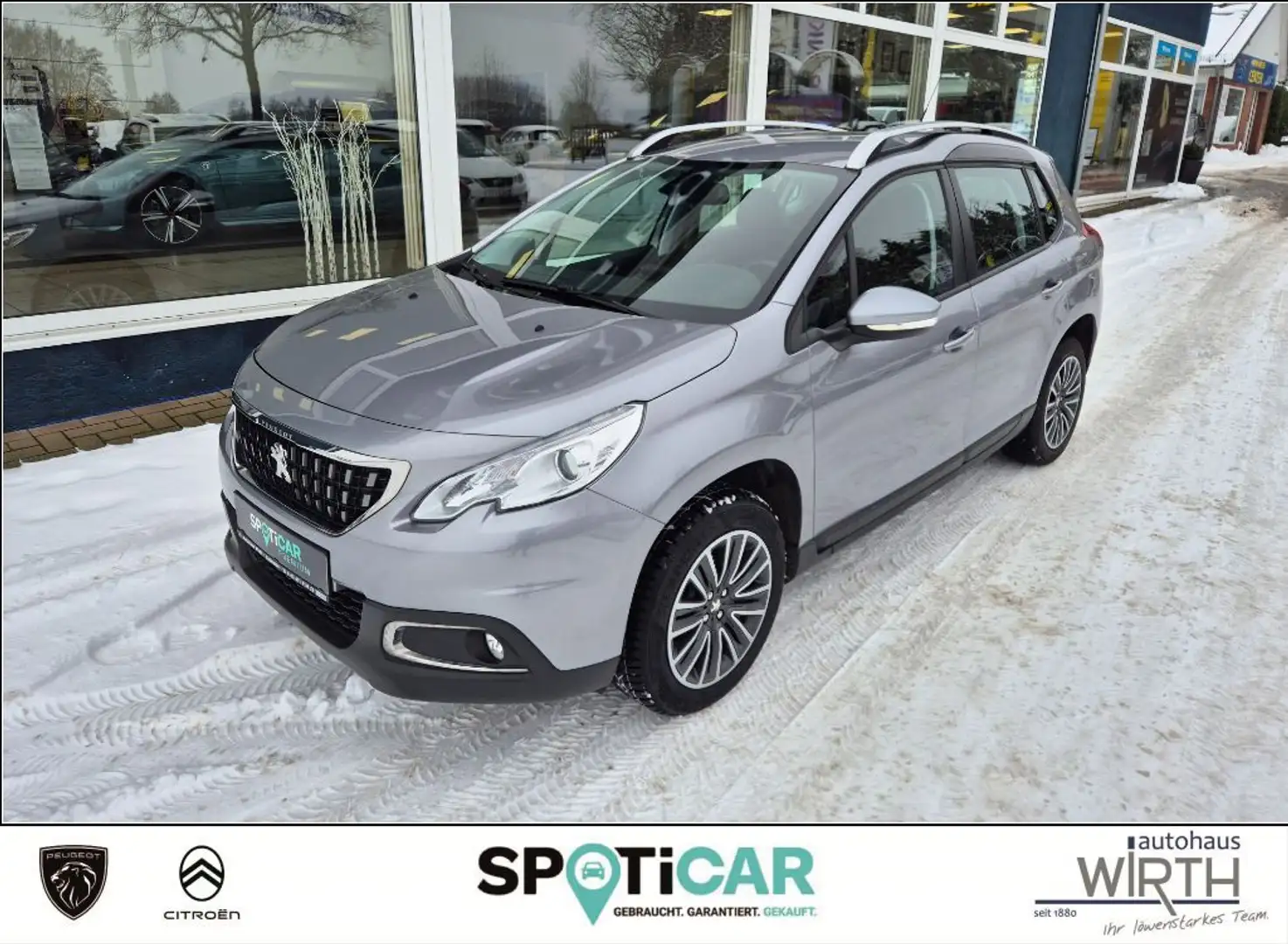 Peugeot 2008 Active 110 KLIMA+SITZHEIZUNG+AHK Grau - 1