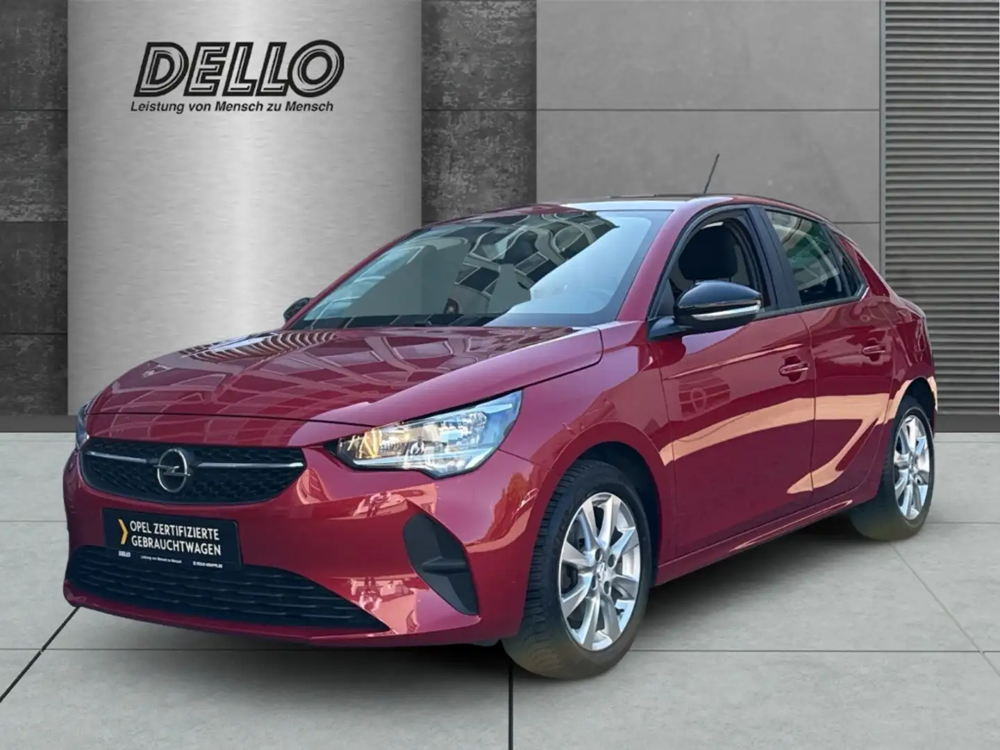 Opel Corsa Edition 1.2 PDC Sitzh. Allwetter CarPlay Klima Rood - 1
