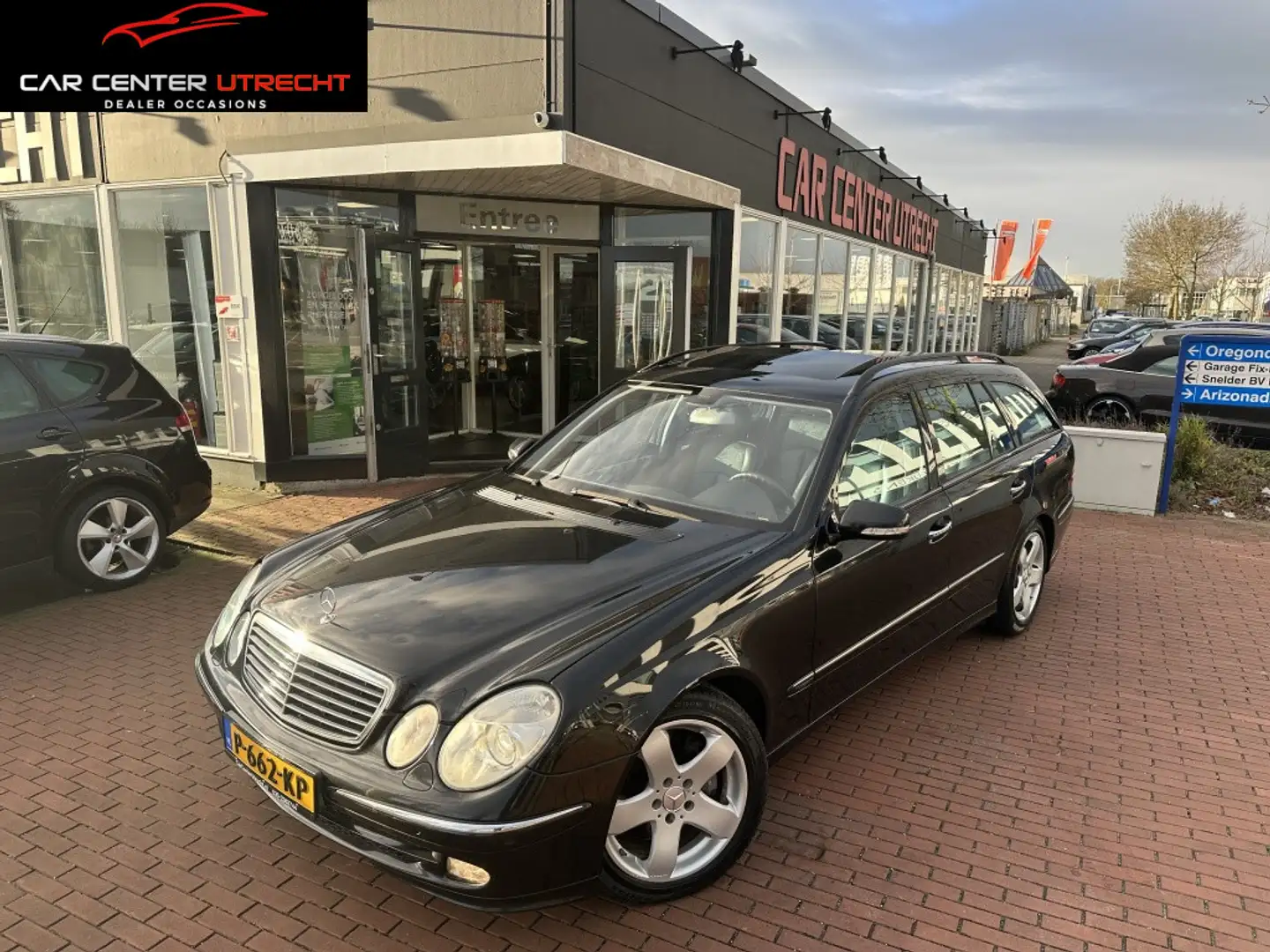 Mercedes-Benz E 500 Combi Elegance | gas G3 | leder | navi | airco | Negro - 1
