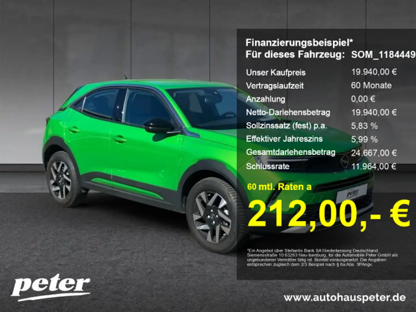 Opel Mokka Mokka 1.2 Turbo Elegance Automatik Klimaautomatik  Grün - 1