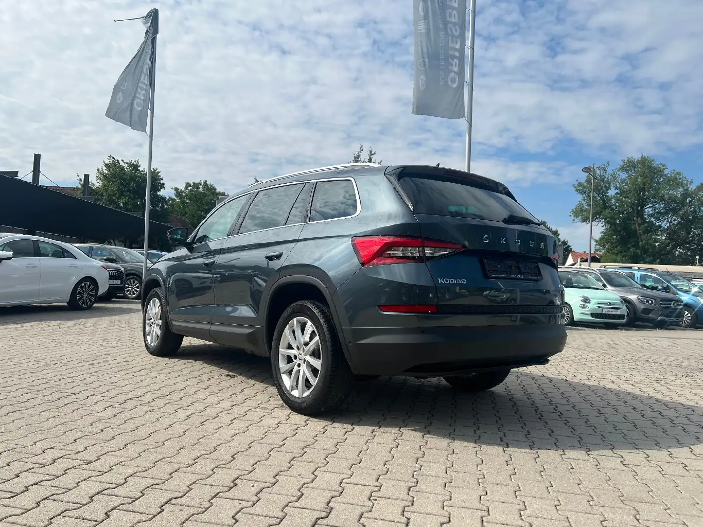 Skoda Kodiaq 2.0 TDI Style 4x4 *LED Navi Leder Grau - 2